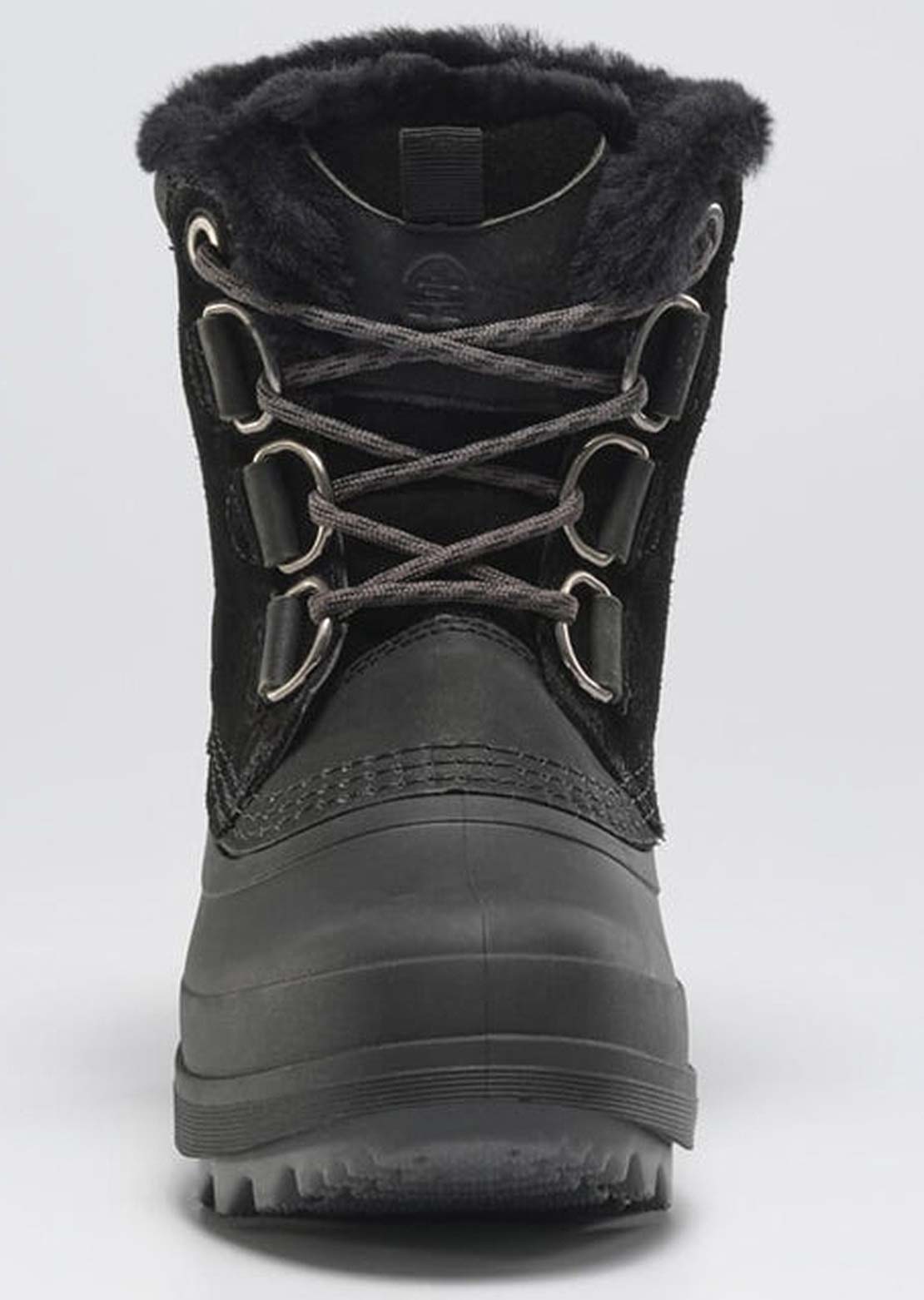 Kamik Women's Comfortable Rubber Laurenlo Winter Boots Black