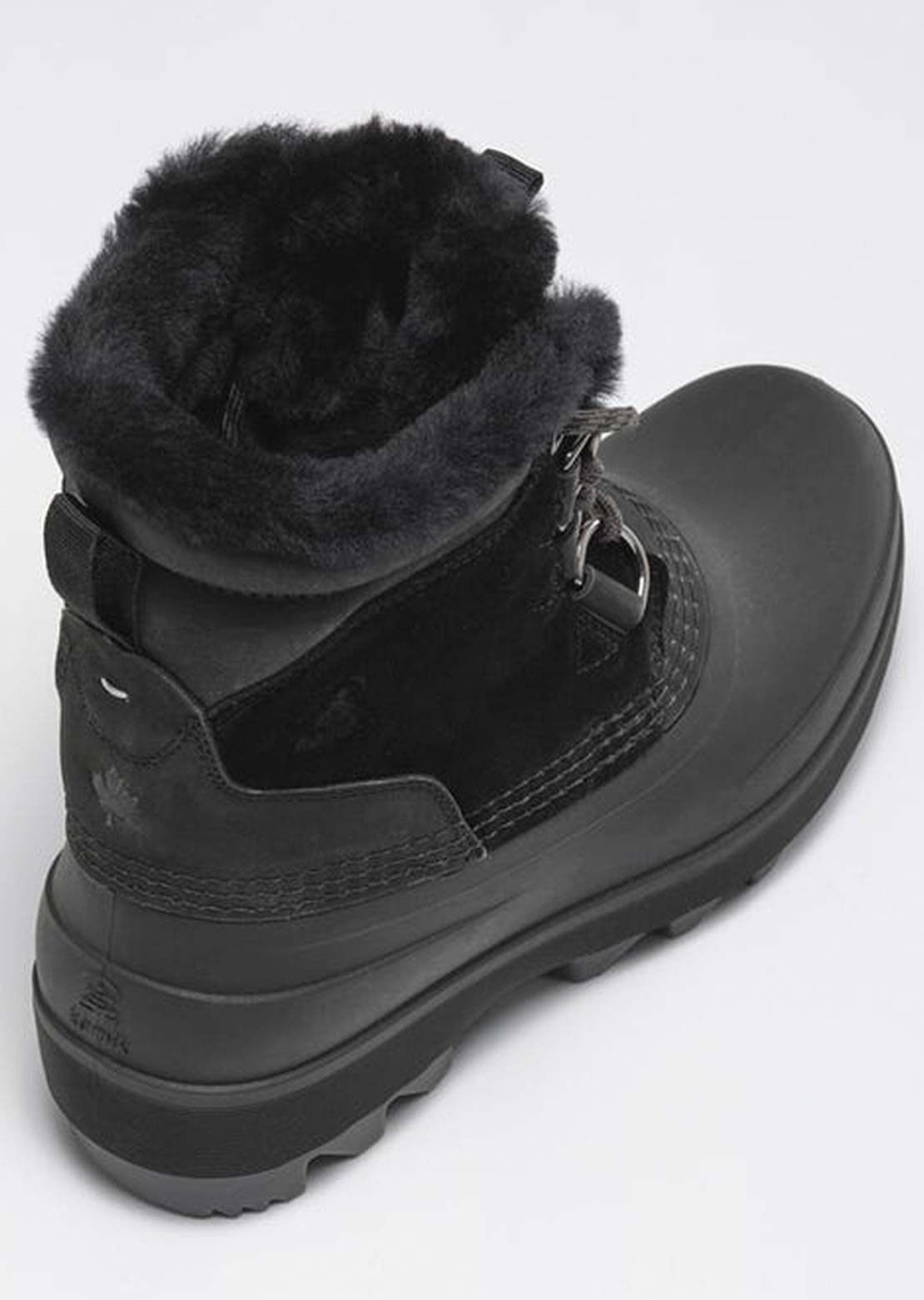 Kamik Women's Comfortable Rubber Laurenlo Winter Boots Black