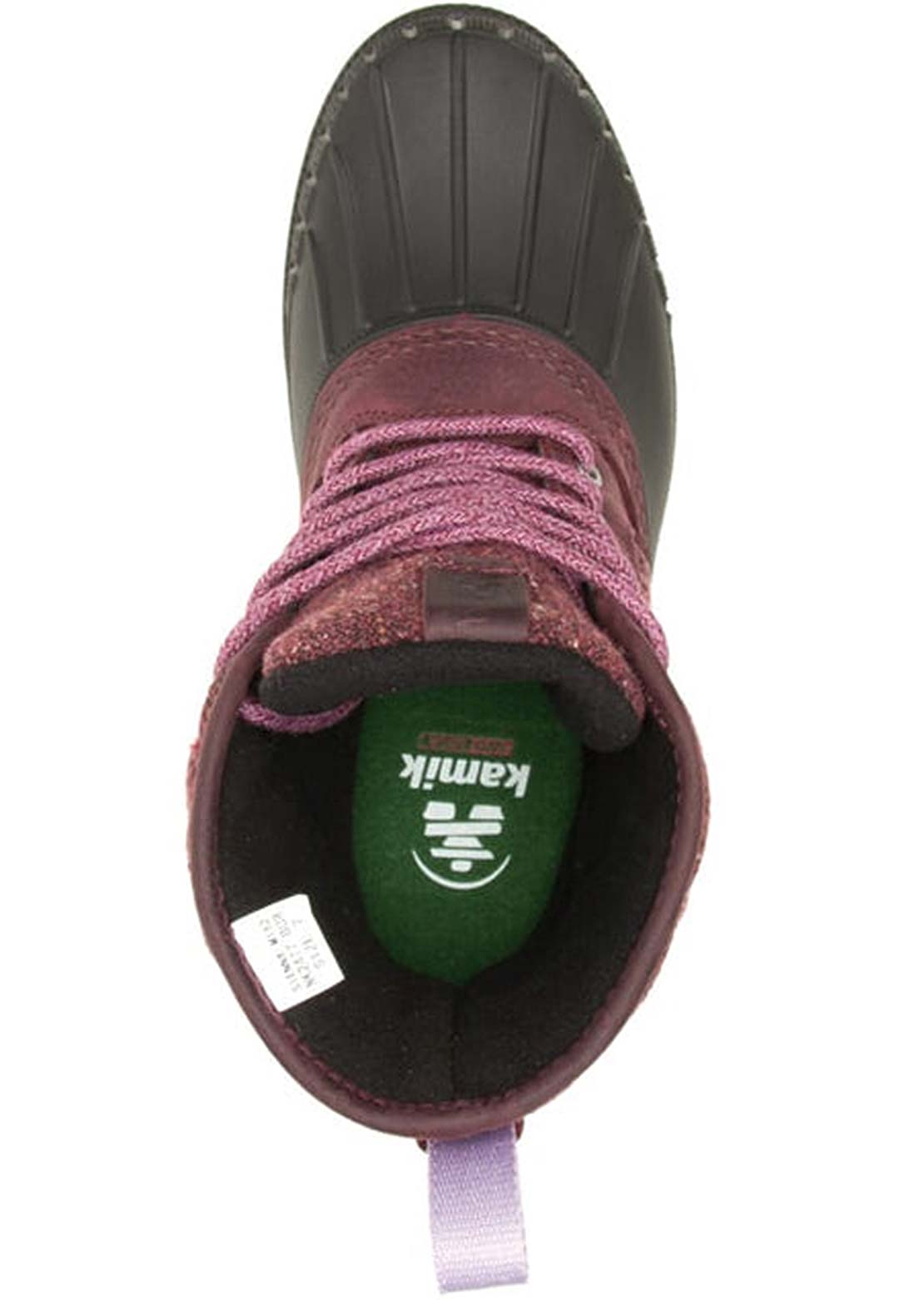 Kamik Women's Comfortable Sienna Mid 2 Winter Boots Burgundy