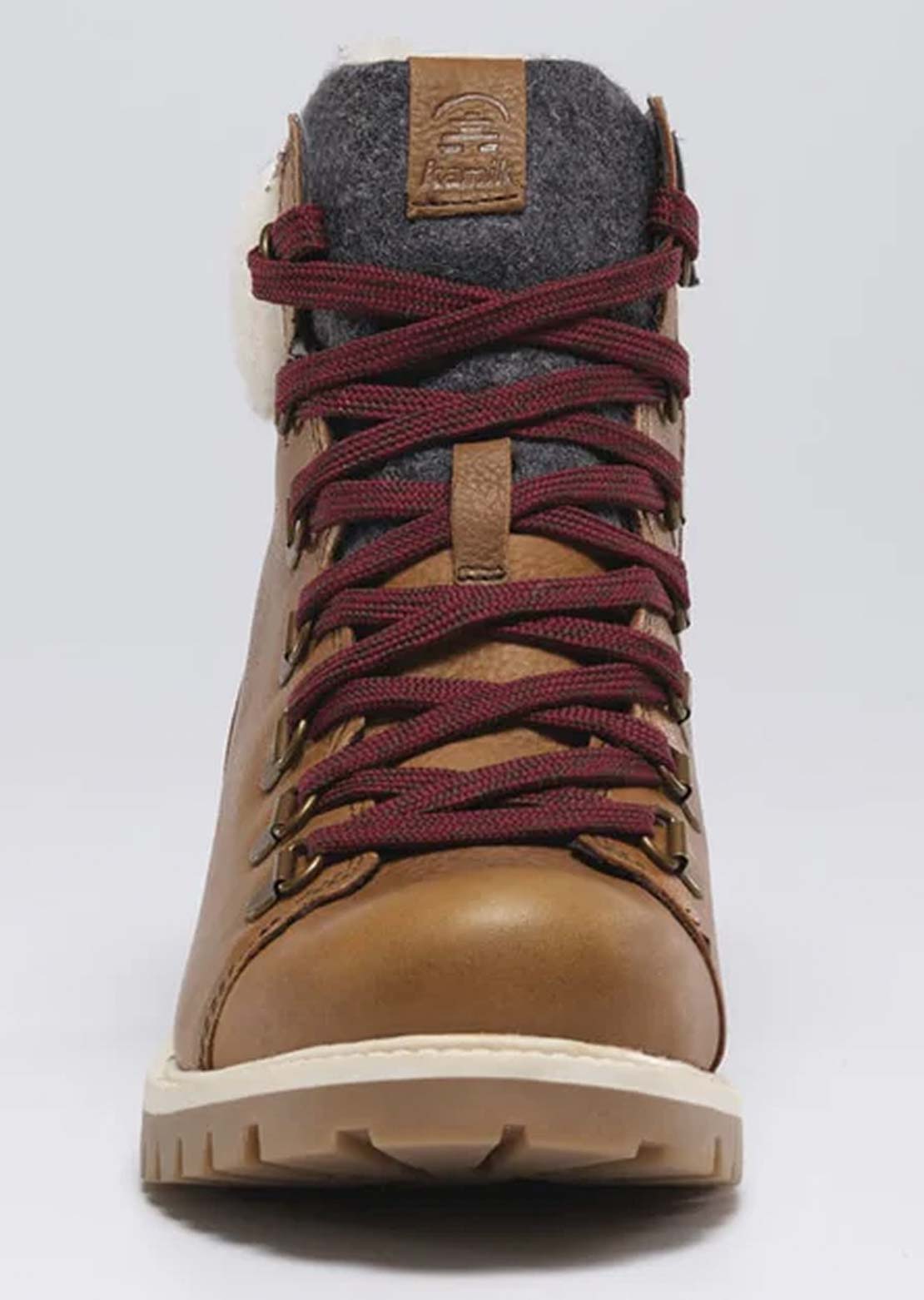 Kamik Women's Rogue Hike 3 Seam-Sealed Waterproof Hiking Boots Cognac