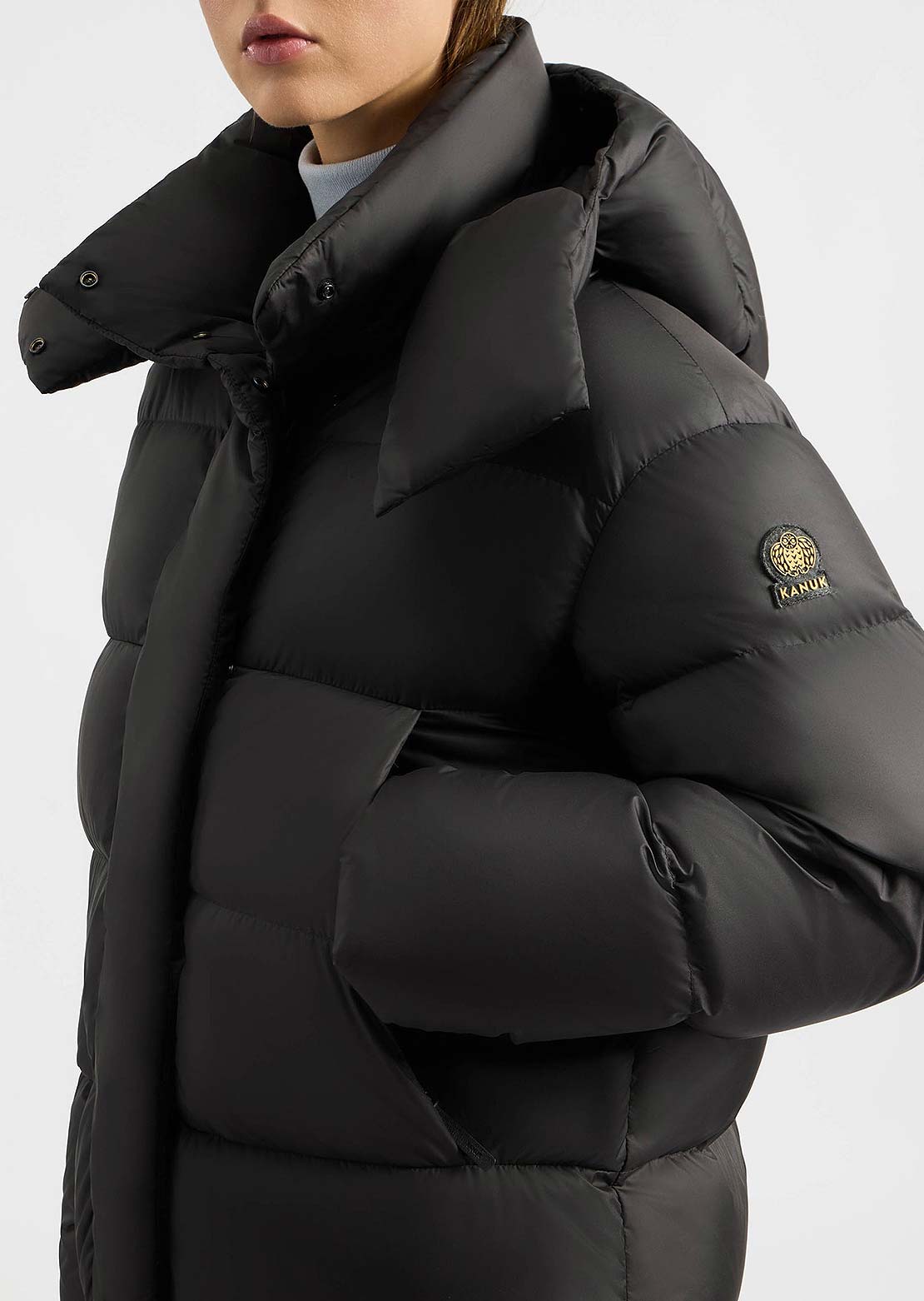 Kanuk Women's Lund Long Coat Matte Black