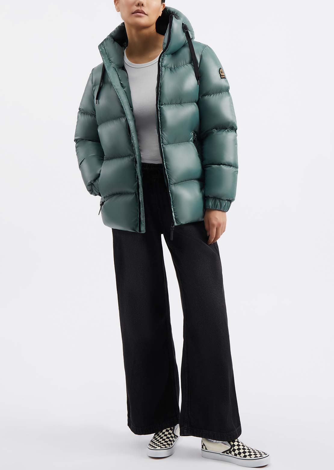 Kanuk Women's Molly Shiny Winter Jacket Sea Grass
