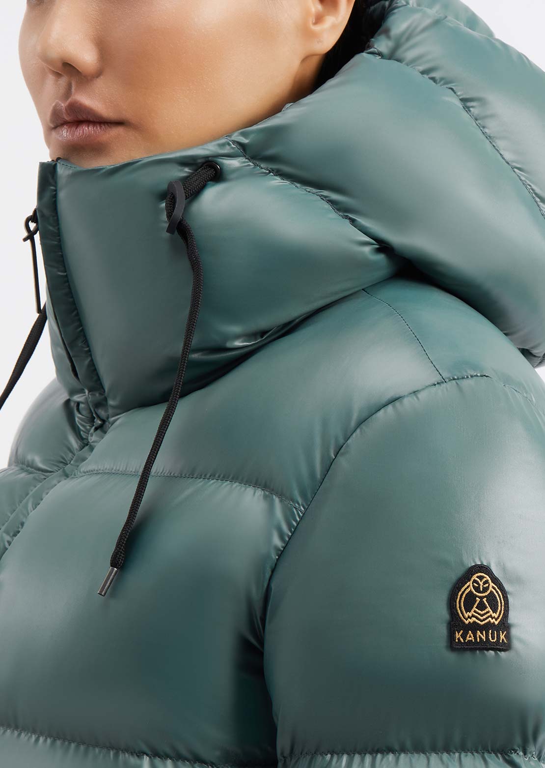 Kanuk Women's Molly Shiny Winter Jacket Sea Grass