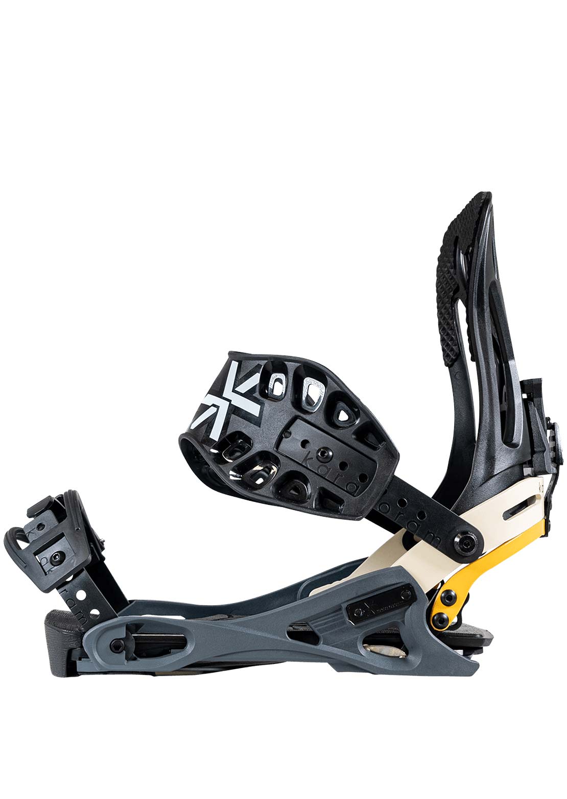 Karakoram Men&#39;s Layback Bindings with Quiver Connectors Black