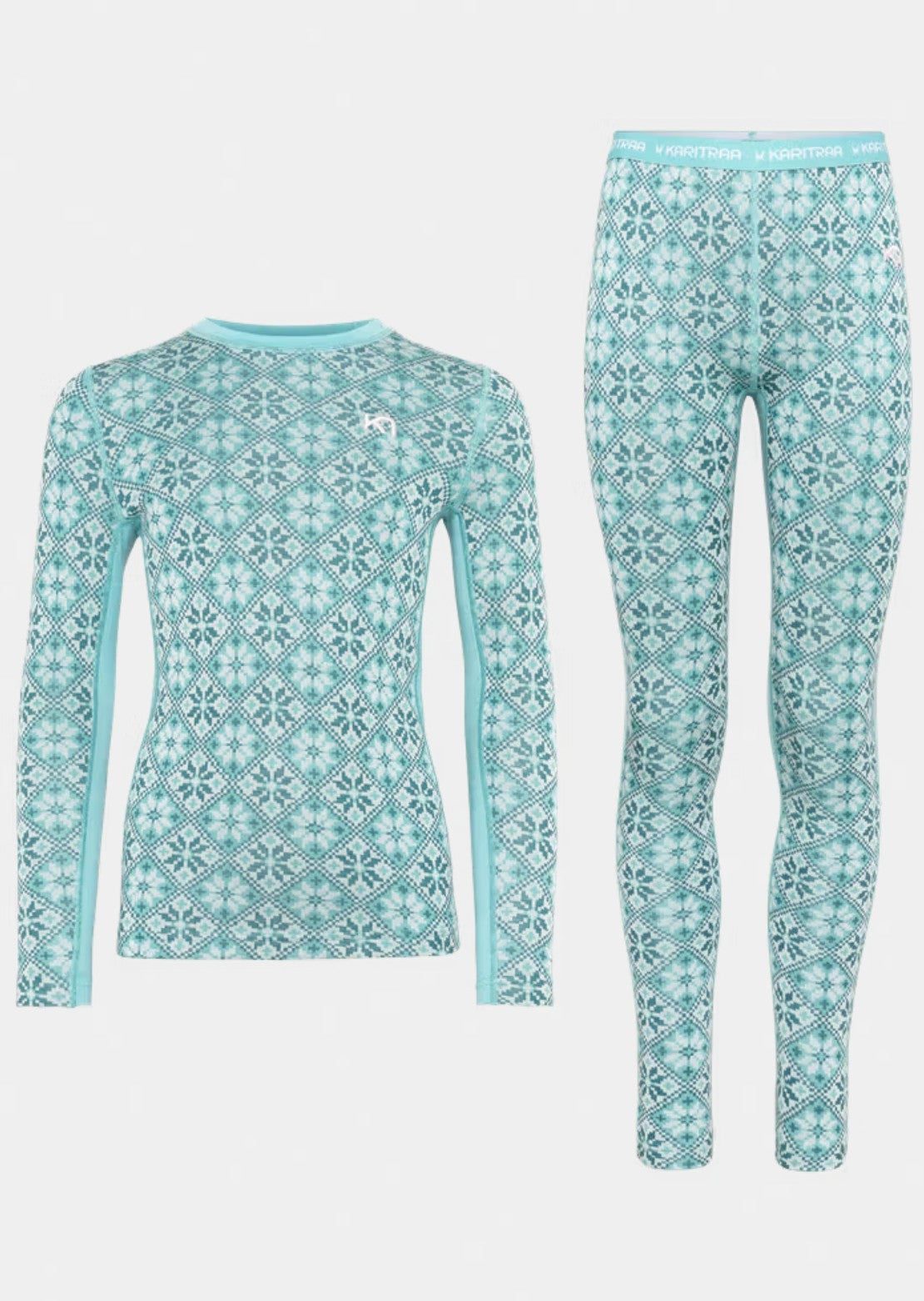 KARI TRAA Junior Hennie Set Blue Lagoon