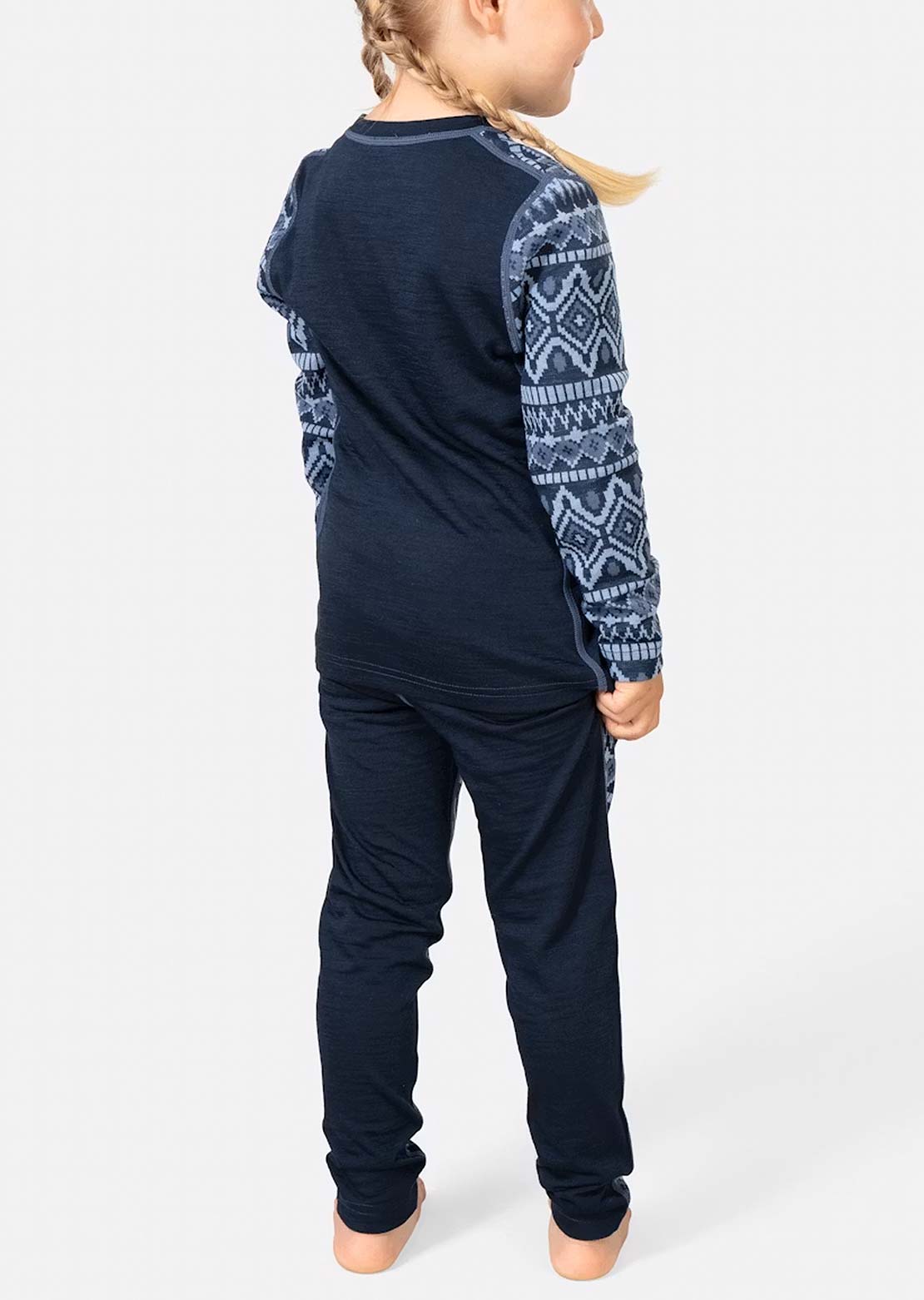 KARI TRAA Toddler Agnes Set Dark Navy Blue