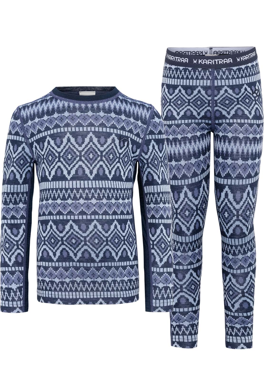 KARI TRAA Toddler Agnes Set Dark Navy Blue