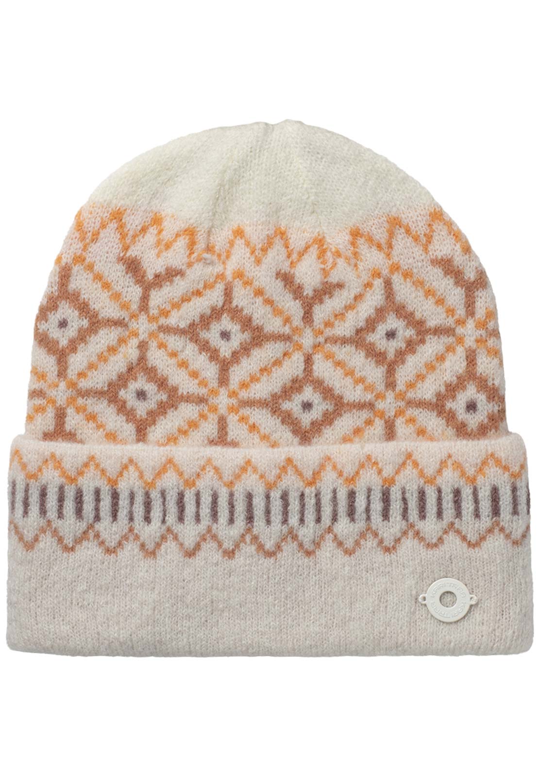 KARI TRAA Women&#39;s Agneta Beanie Light Orange