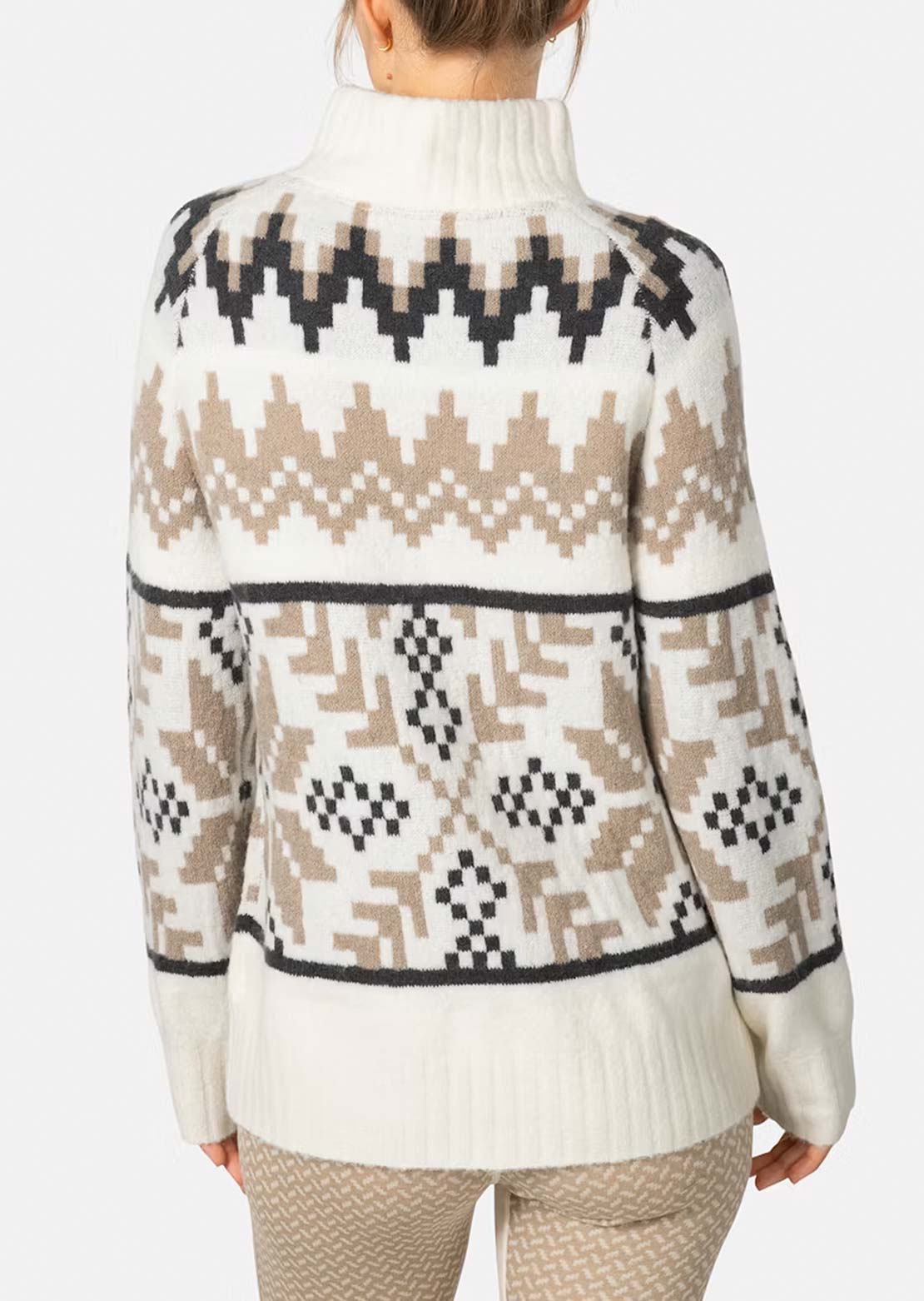 KARI TRAA Women's Amelia Knit Sweater Off White