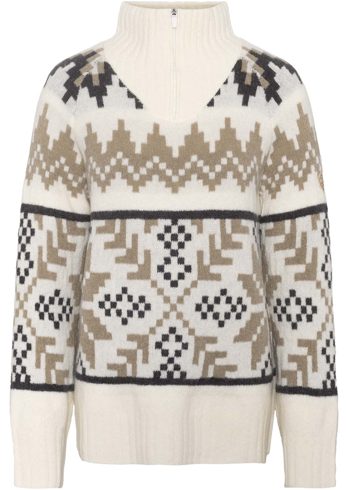 KARI TRAA Women's Amelia Knit Sweater Off White