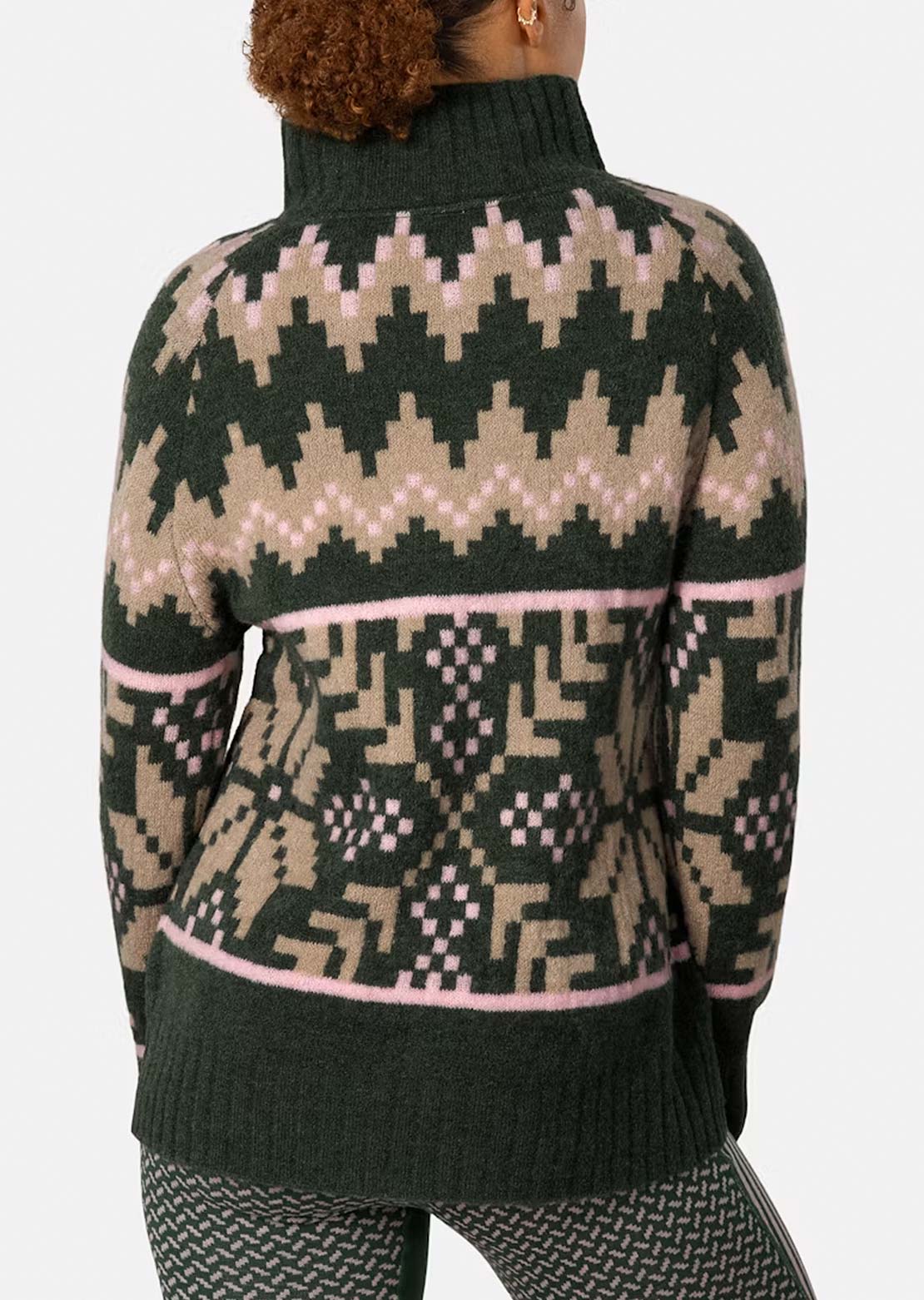 KARI TRAA Women's Amelia Knit Sweater Thyme