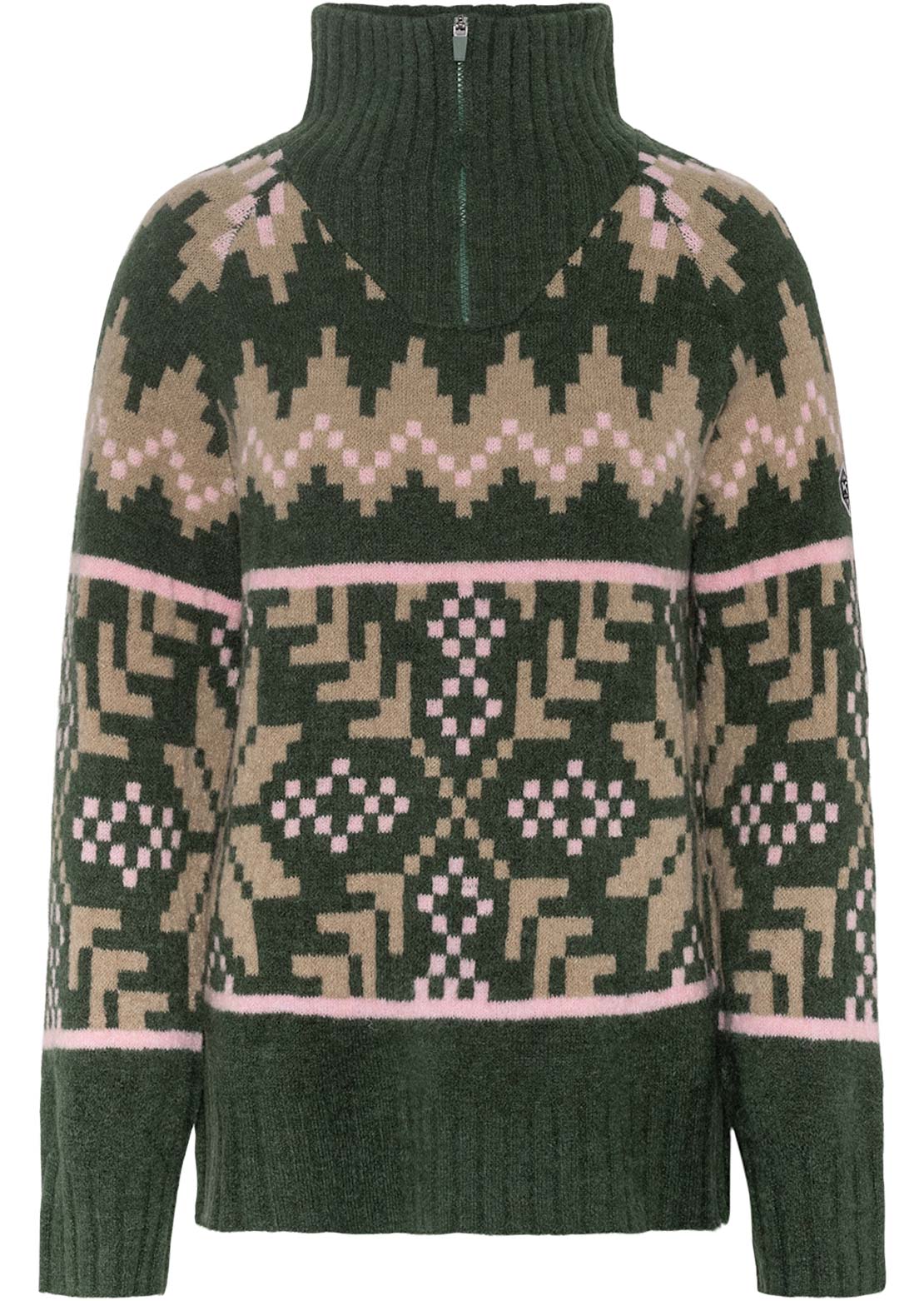 KARI TRAA Women's Amelia Knit Sweater Thyme
