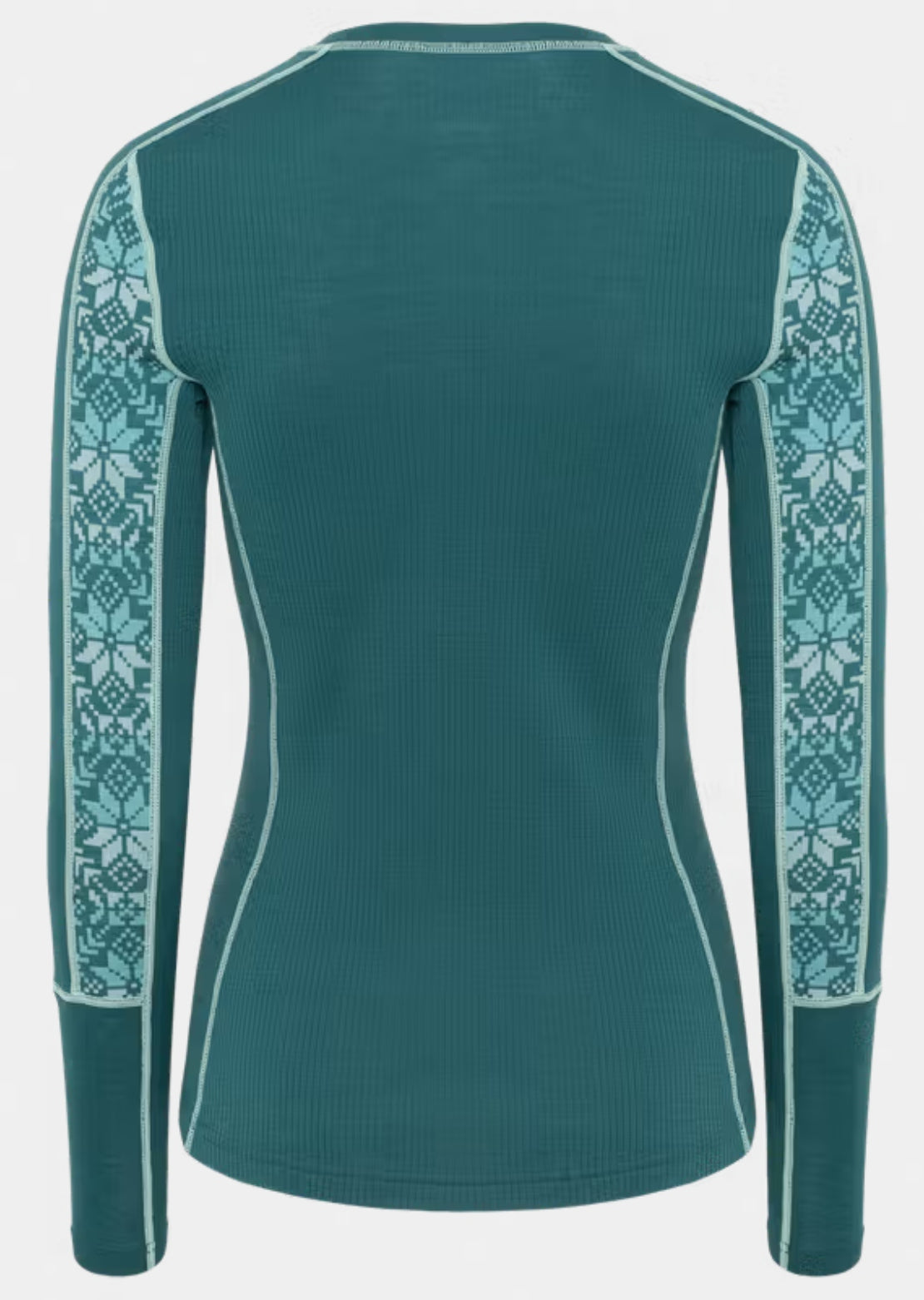 KARI TRAA Women's Anna Long Sleeve Peacock