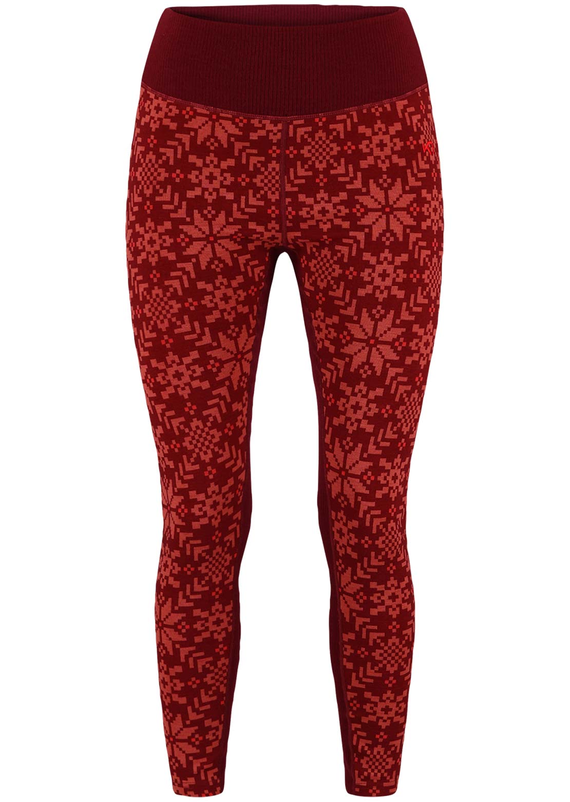 KARI TRAA Women's Edith Pants Burgundy Red
