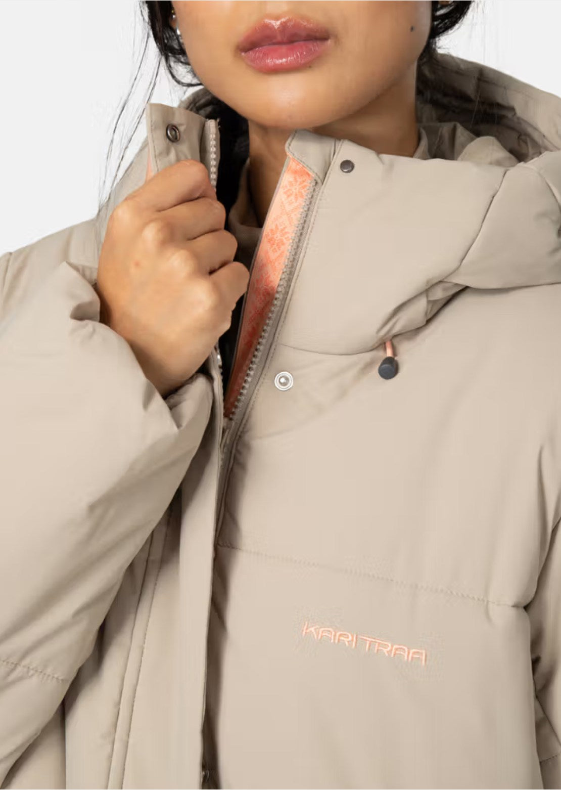 KARI TRAA Women's Eirin Parka Mocha