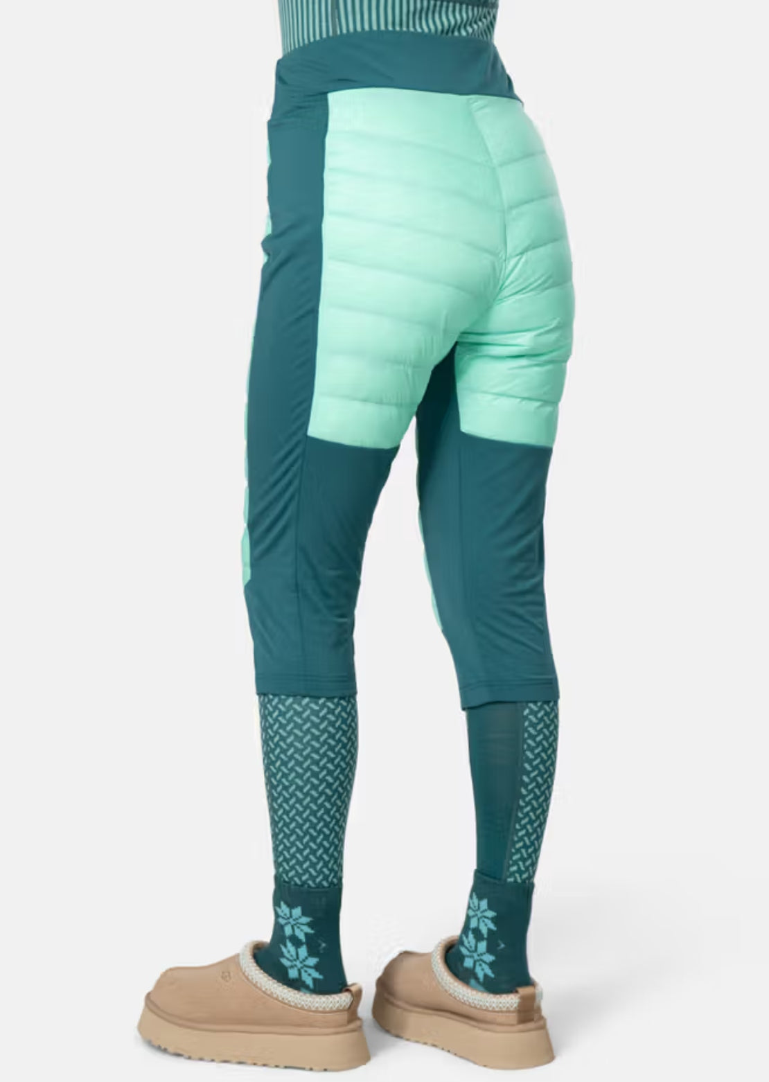 KARI TRAA Women's Emilie High Waist Capri Pants Jelly Mint