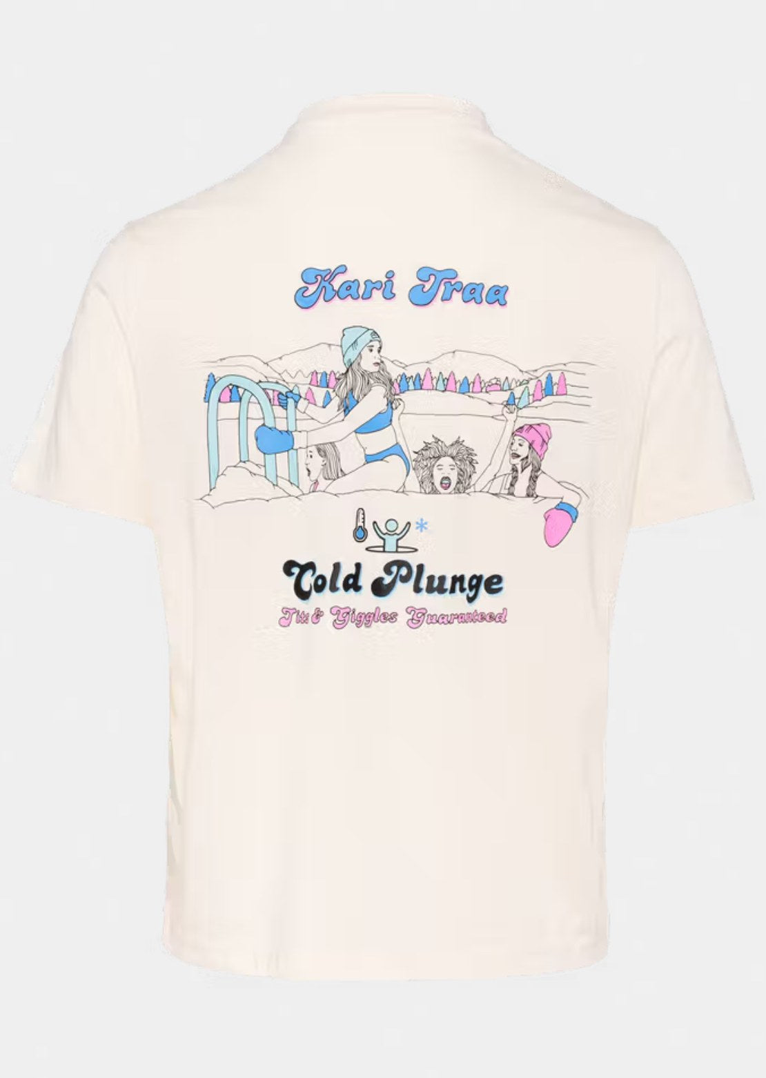 KARI TRAA Women's KT Graphic T-Shirt Off White