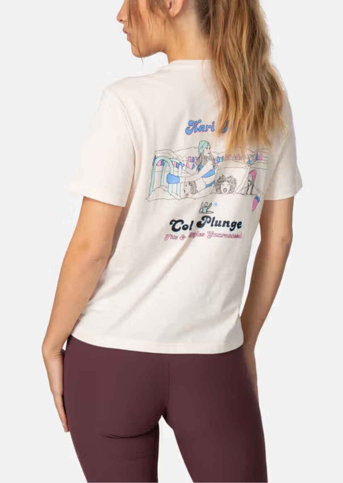 KARI TRAA Women's KT Graphic T-Shirt Off White
