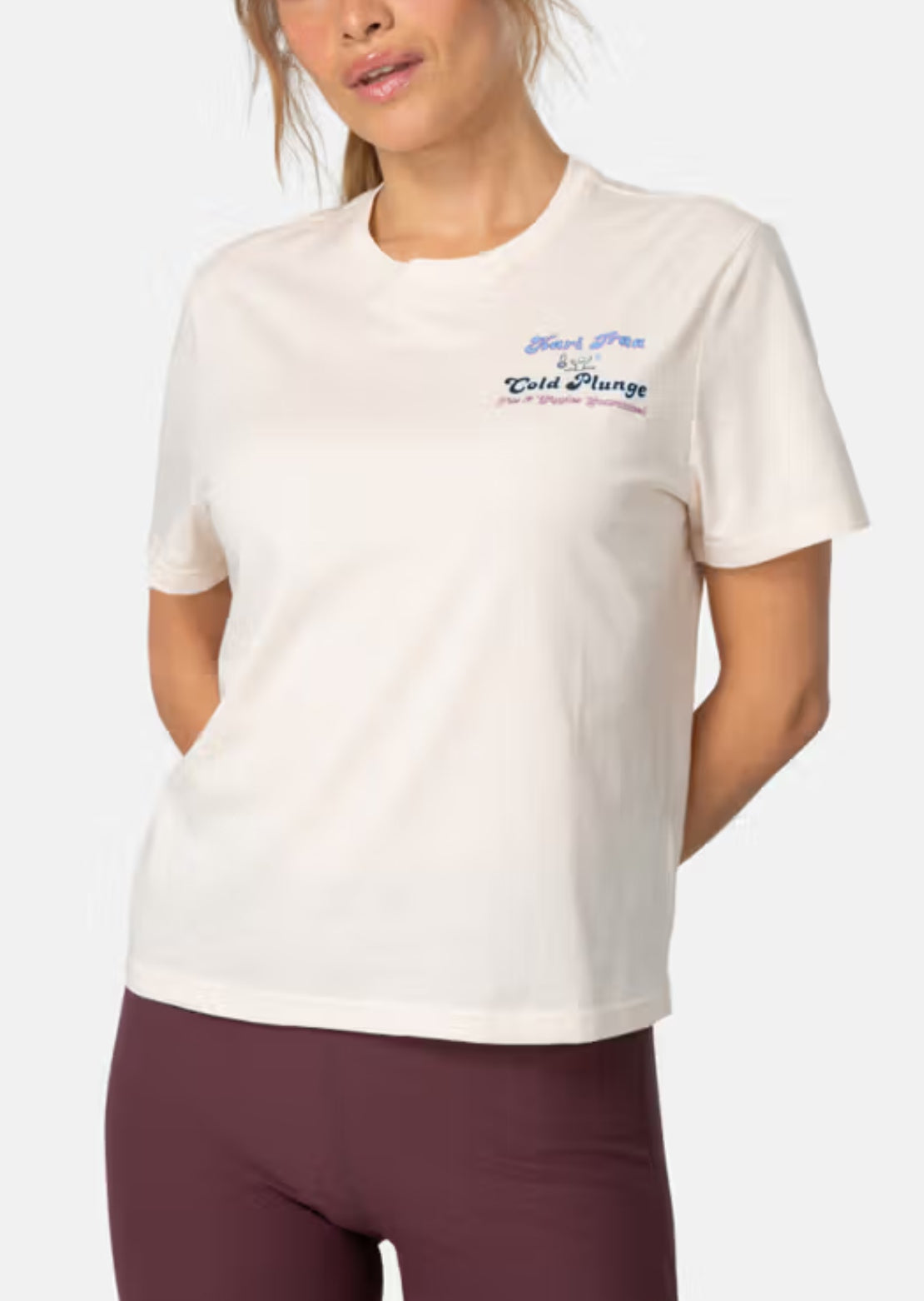 KARI TRAA Women's KT Graphic T-Shirt Off White
