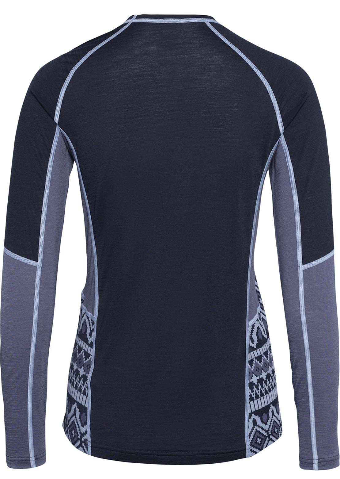 KARI TRAA Women's Malia Long Sleeve Dark Navy Blue