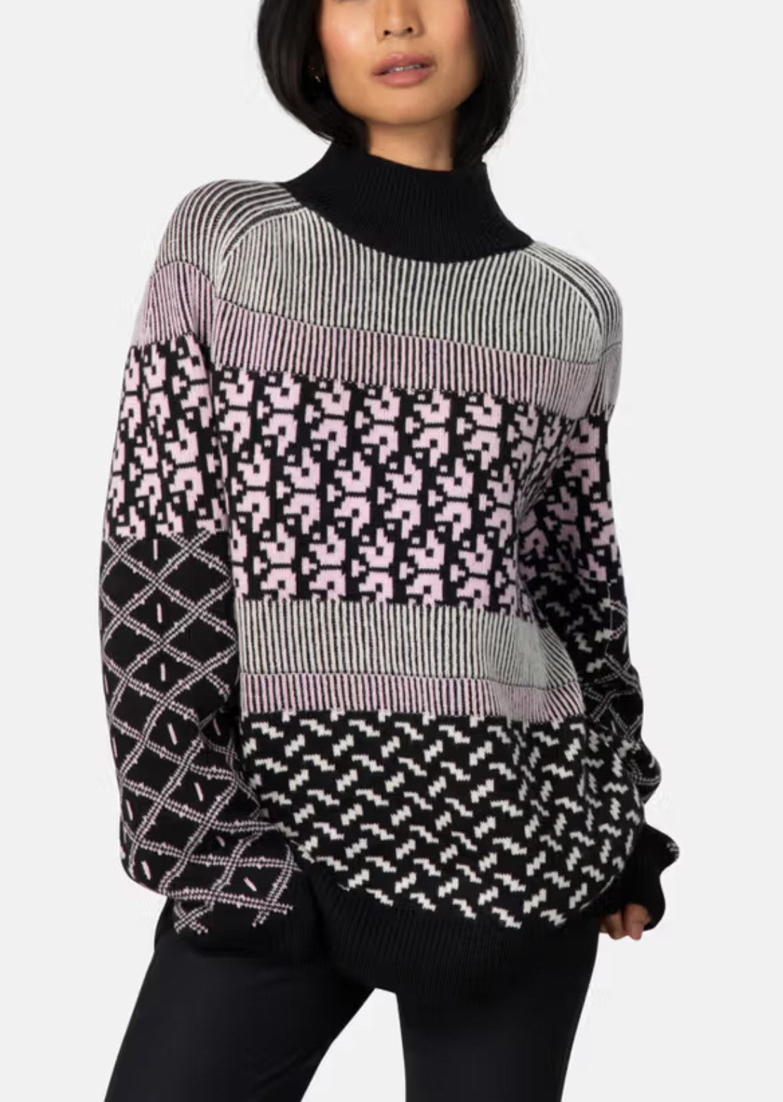 KARI TRAA Women's Smekker Knit Sweater Black