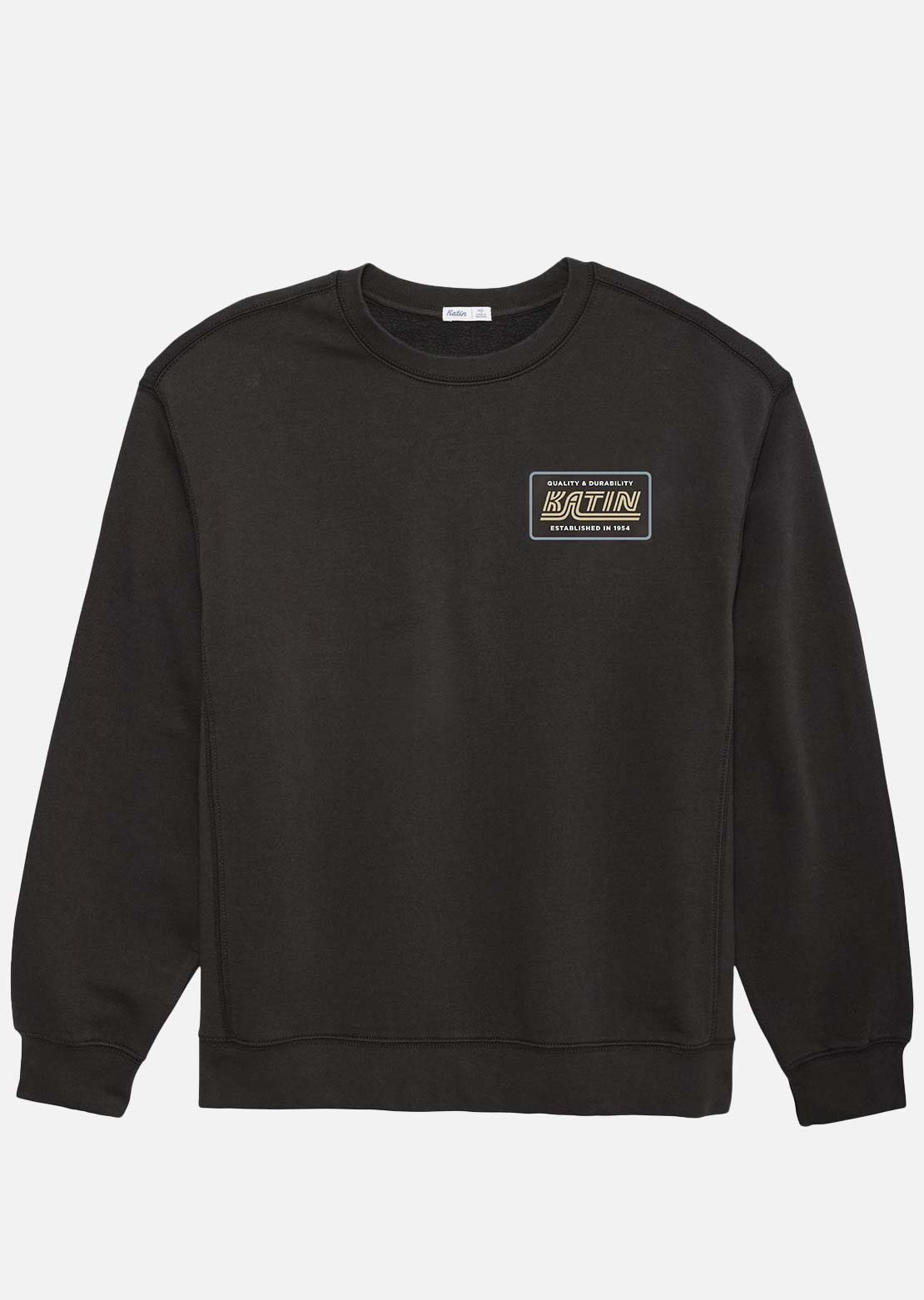 Katin Junior Pit Stop Crewneck Sweatshirt Black Wash