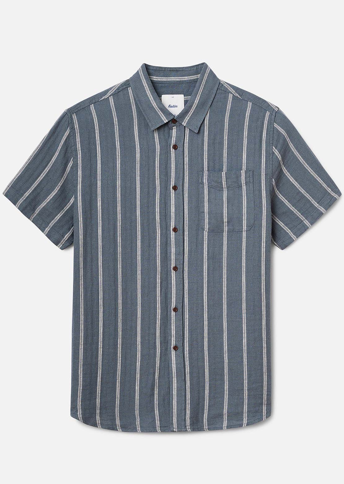 Katin Men's Alan Button Up Shirt Tempest Blue