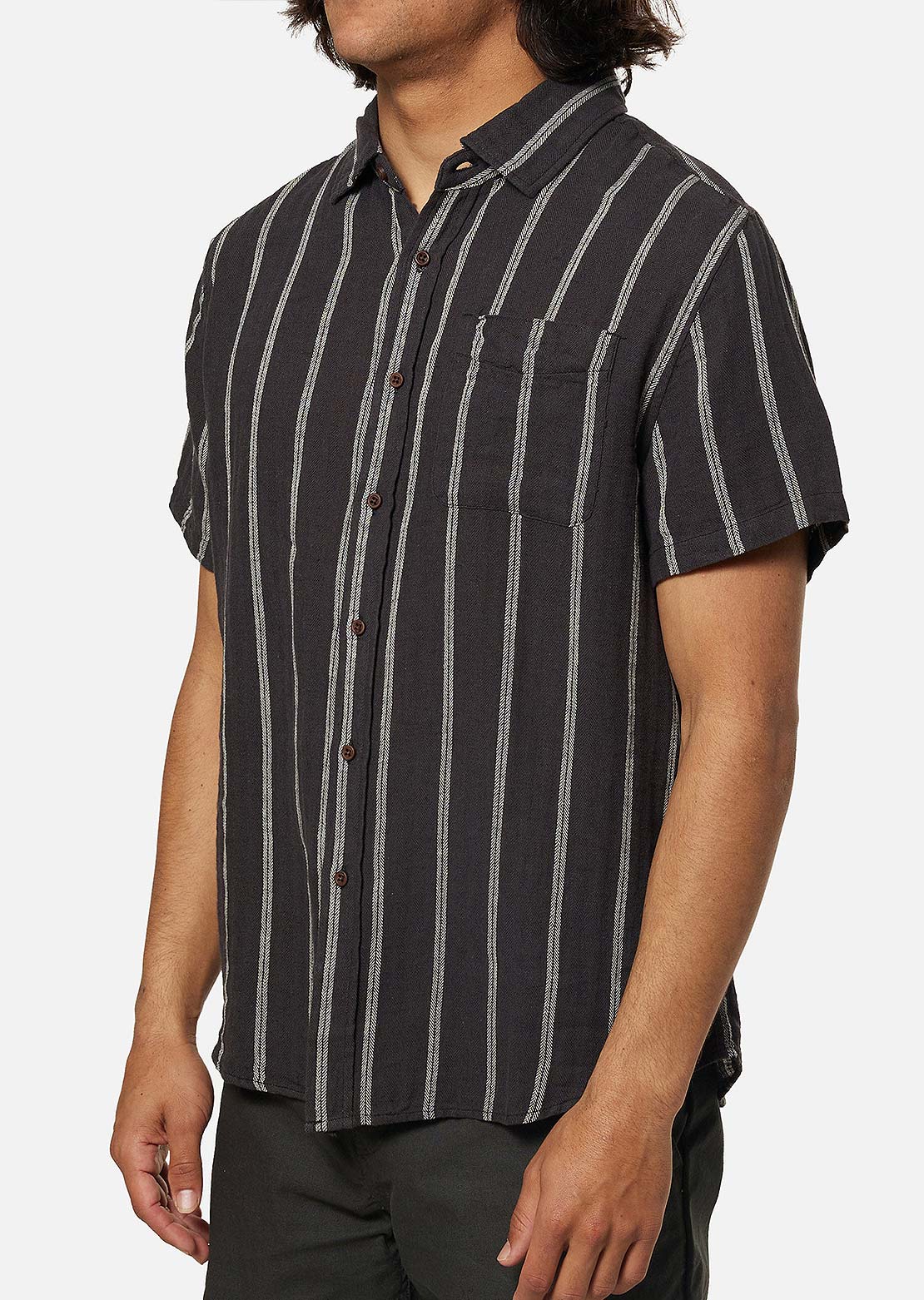 Katin Men's Alan Button Up Shirts Black Wash