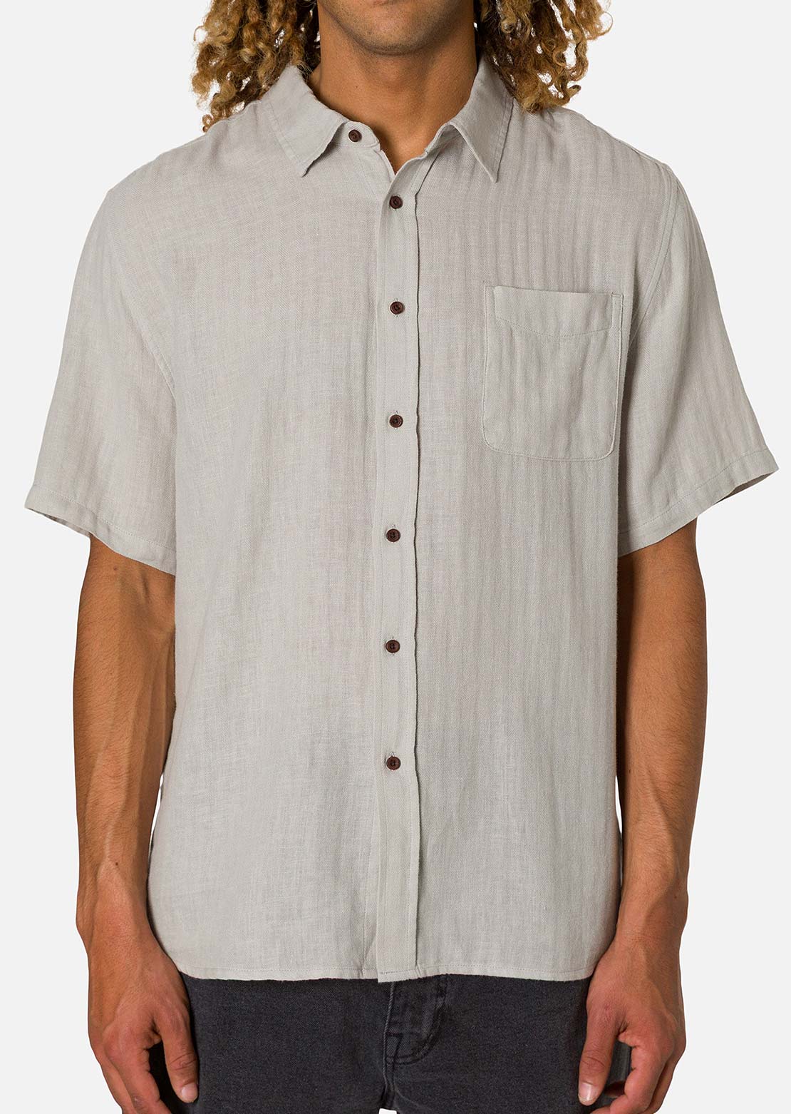 Katin Men's Alan Soild Button Up Shirt Mirage