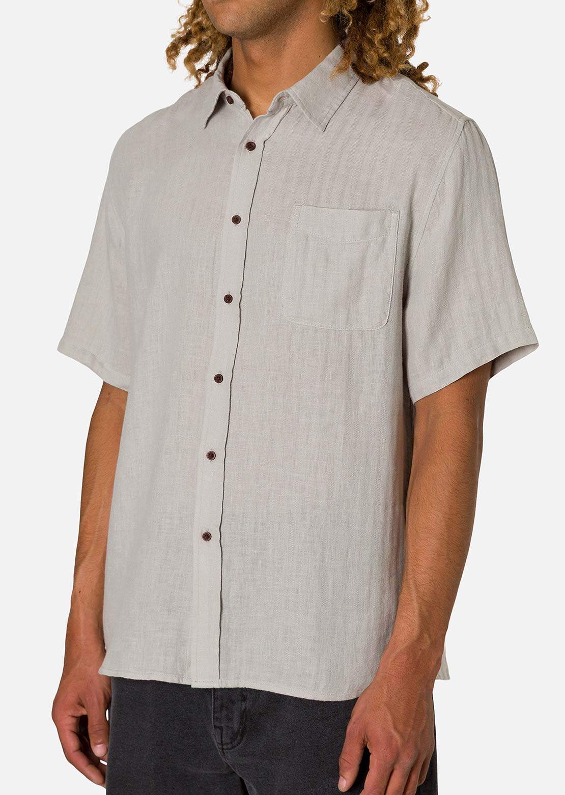 Katin Men's Alan Soild Button Up Shirt Mirage