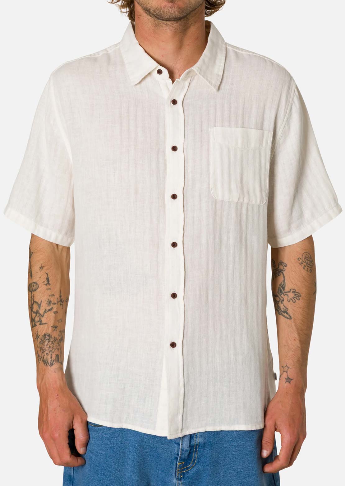 Katin Hommes Alan Solid Chemise boutonnée