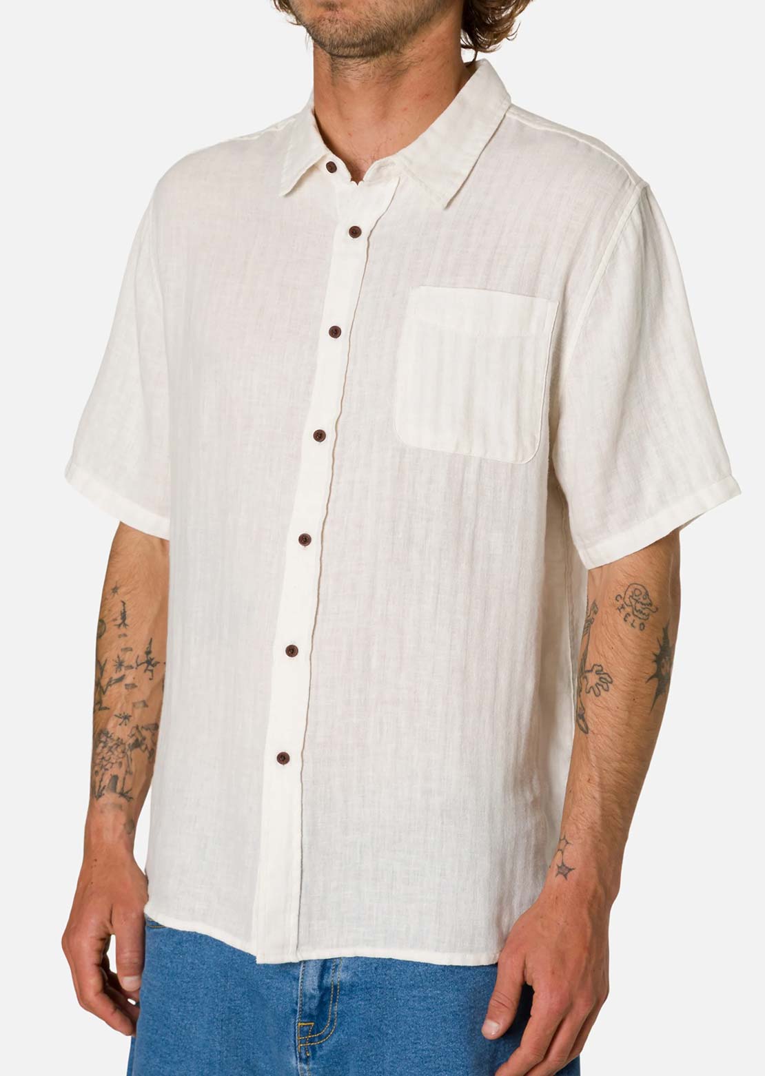 Katin Hommes Alan Solid Chemise boutonnée