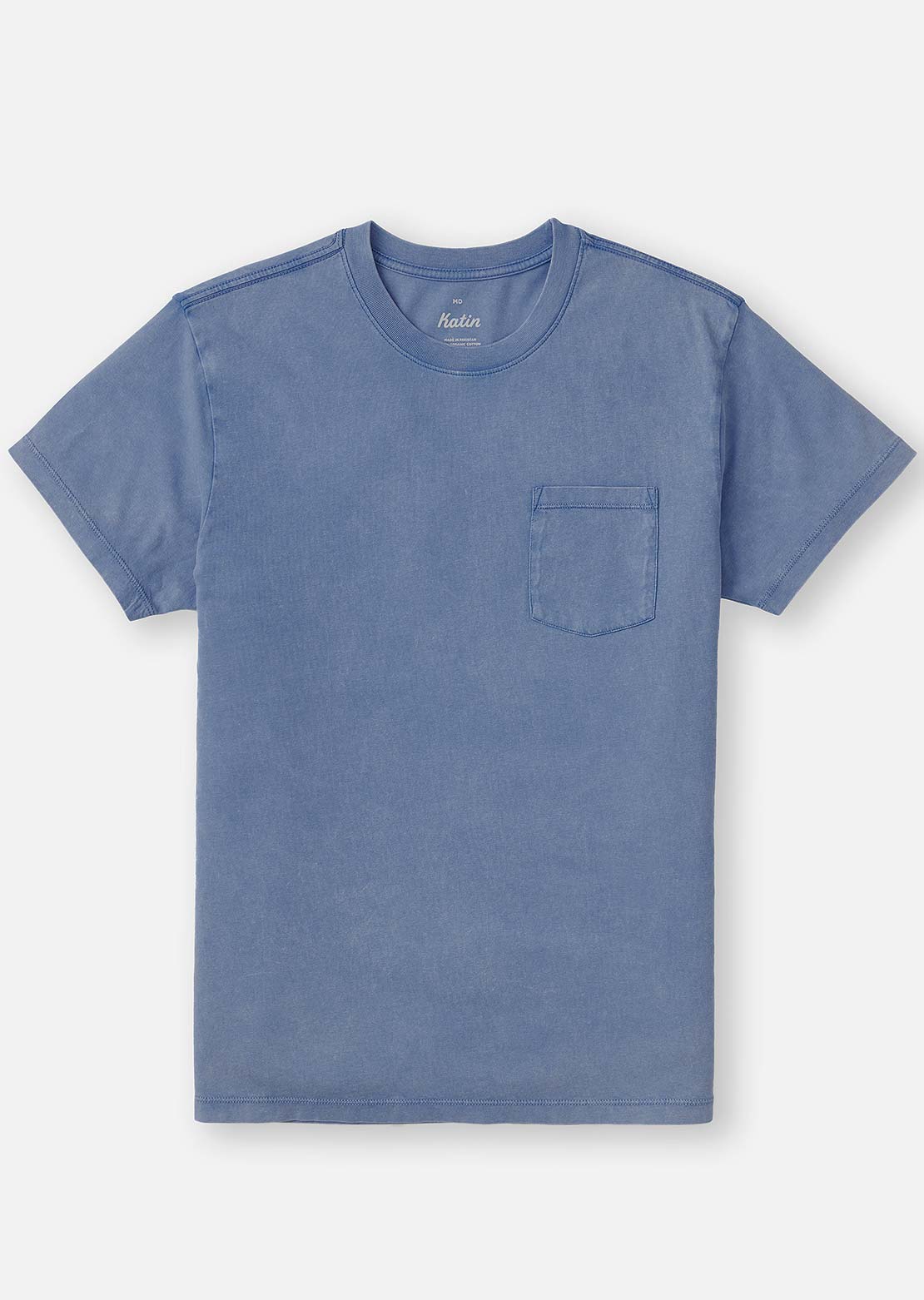 Katin Men's Base T-Shirt Blue Pigment Dye
