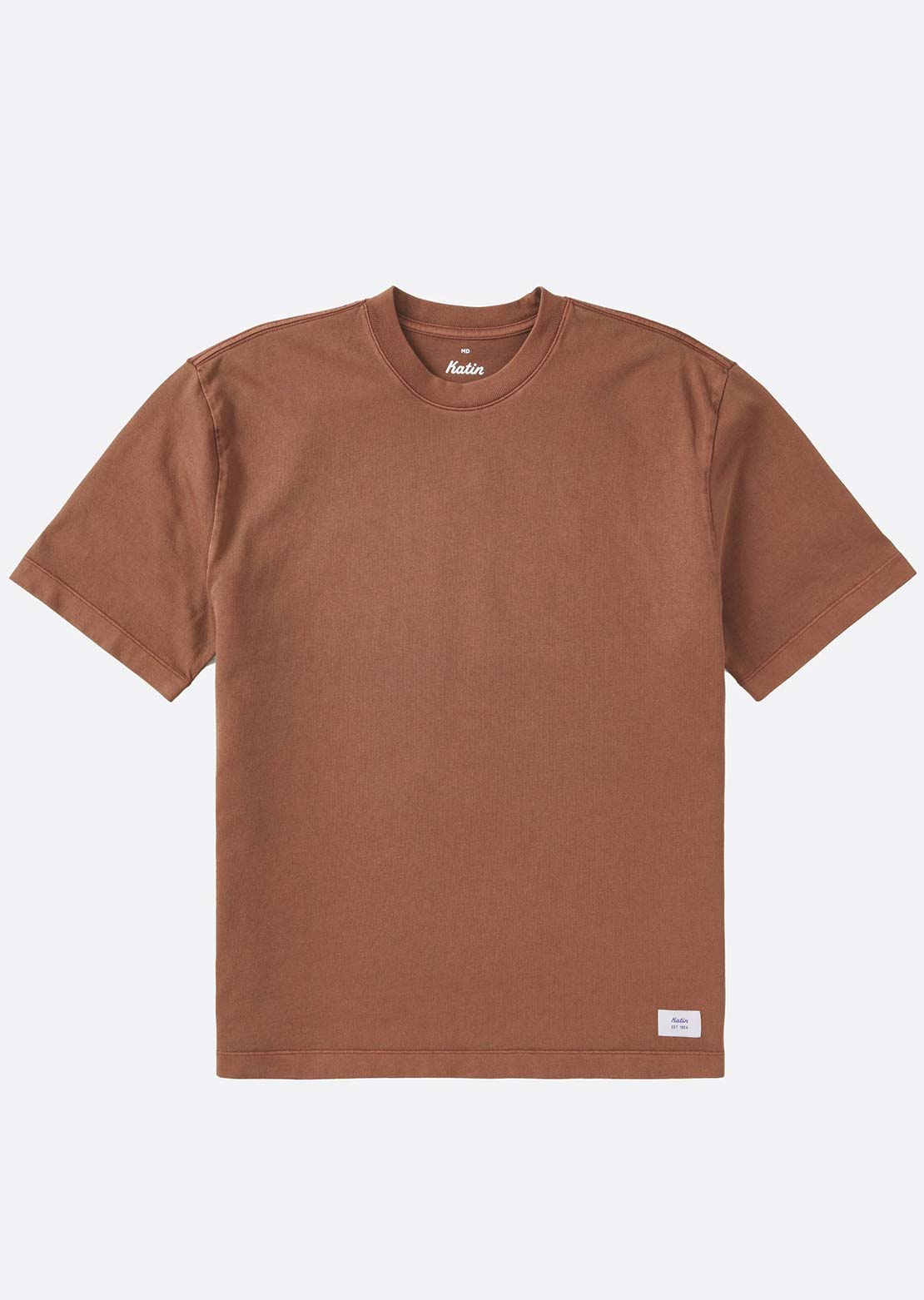 Katin Men's Box Fit Heritage T-Shirt Rain Drum Pigment Dye