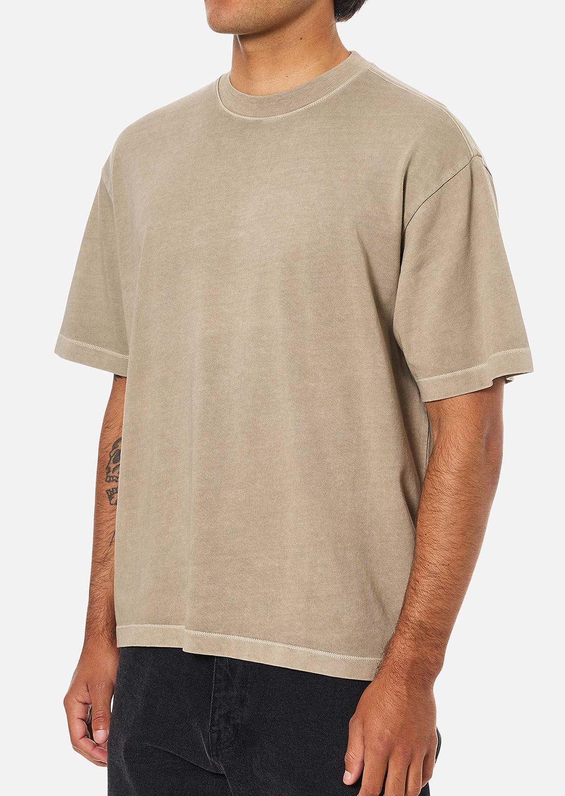 Katin Men's Box Fit T-Shirt Vintage Khaki
