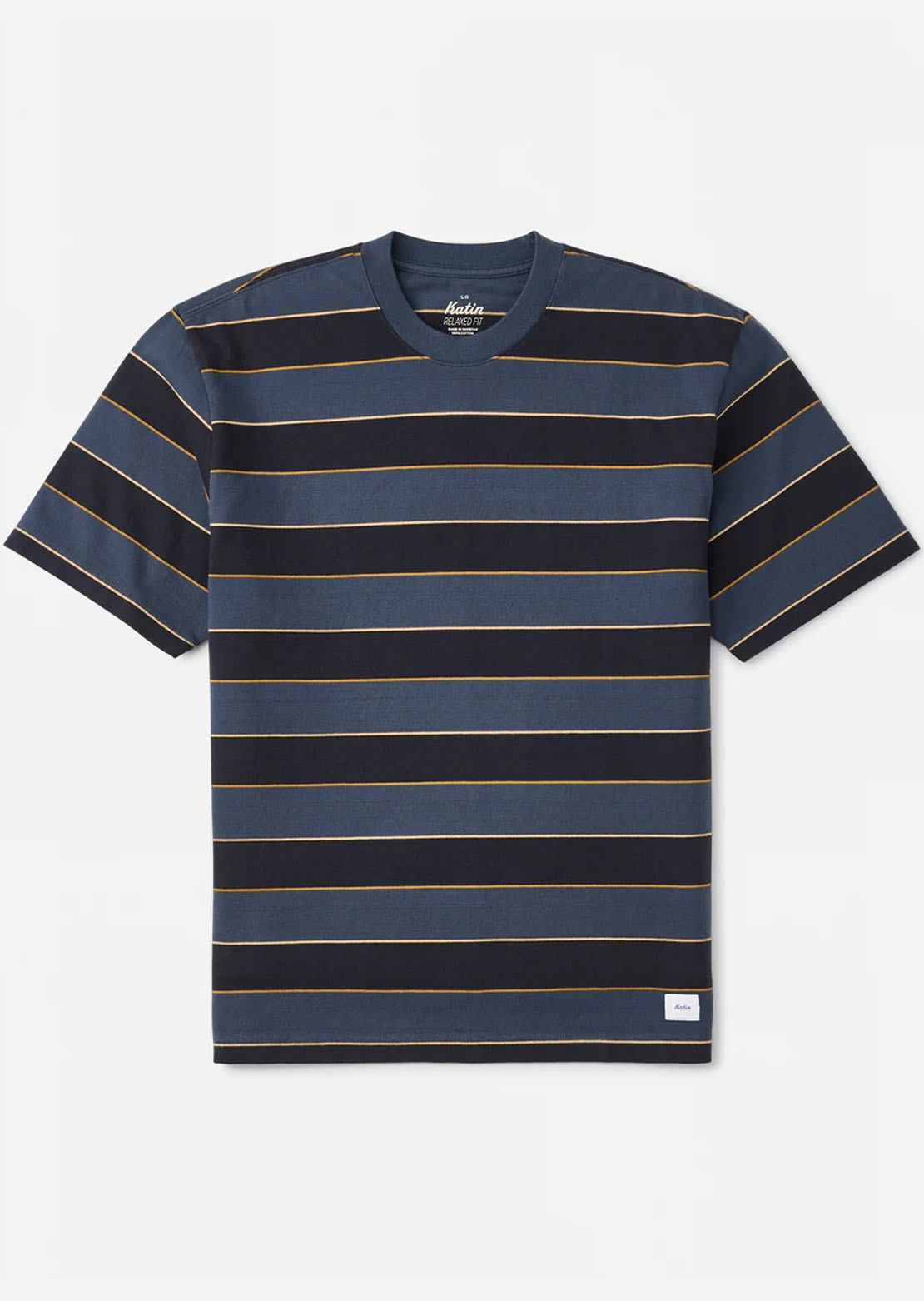 Katin Men's Chip Box Fit T-Shirt Washed Blue