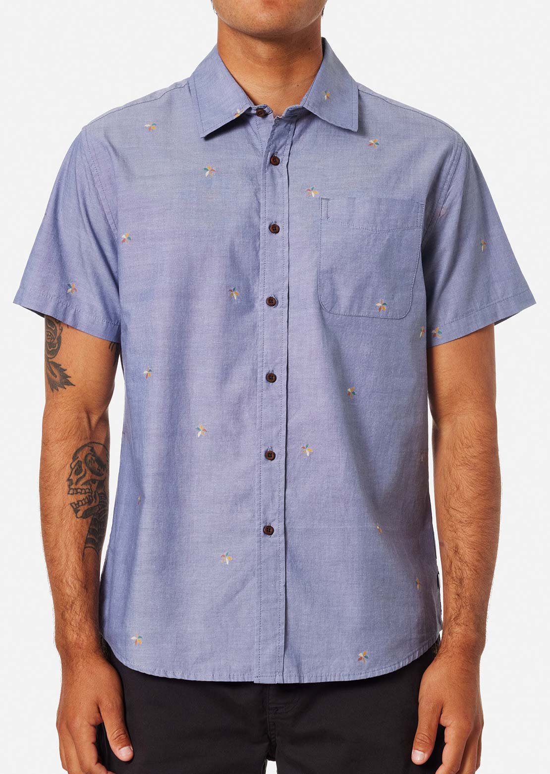 Katin Men's Chroma Button Up Shirt Washed Blue