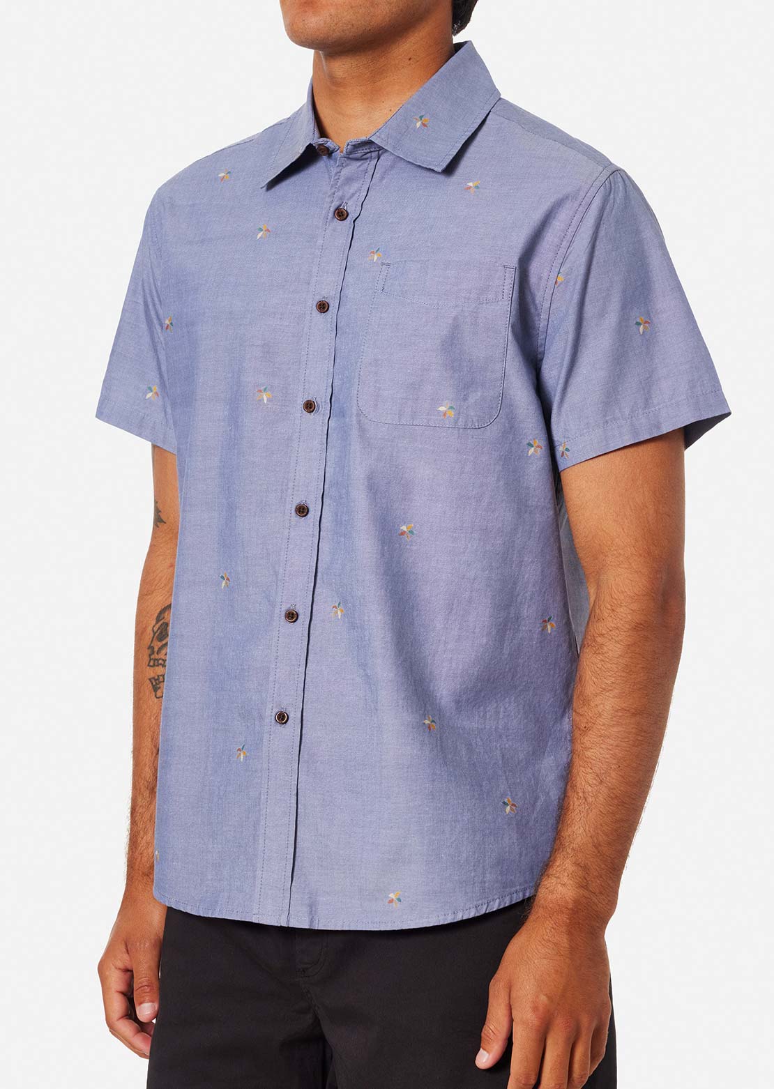 Katin Men's Chroma Button Up Shirt Washed Blue