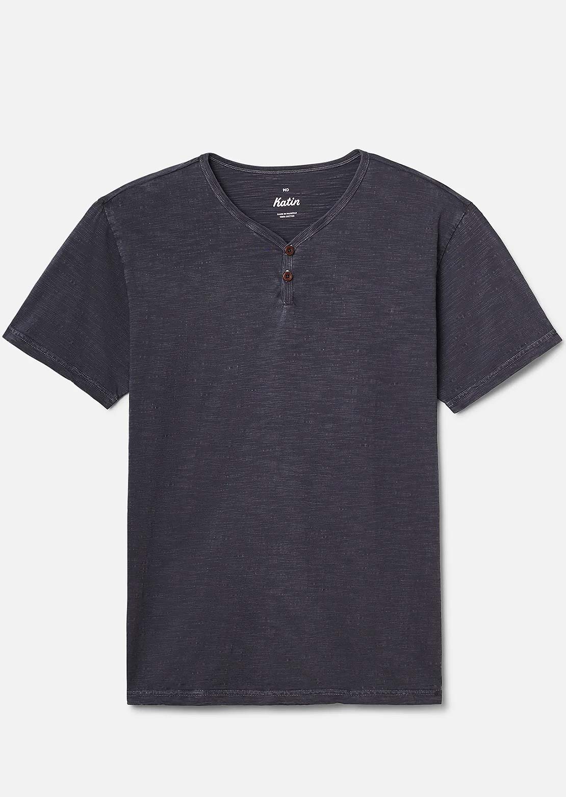 Katin Men's Folk Henley T-Shirt Polar Navy