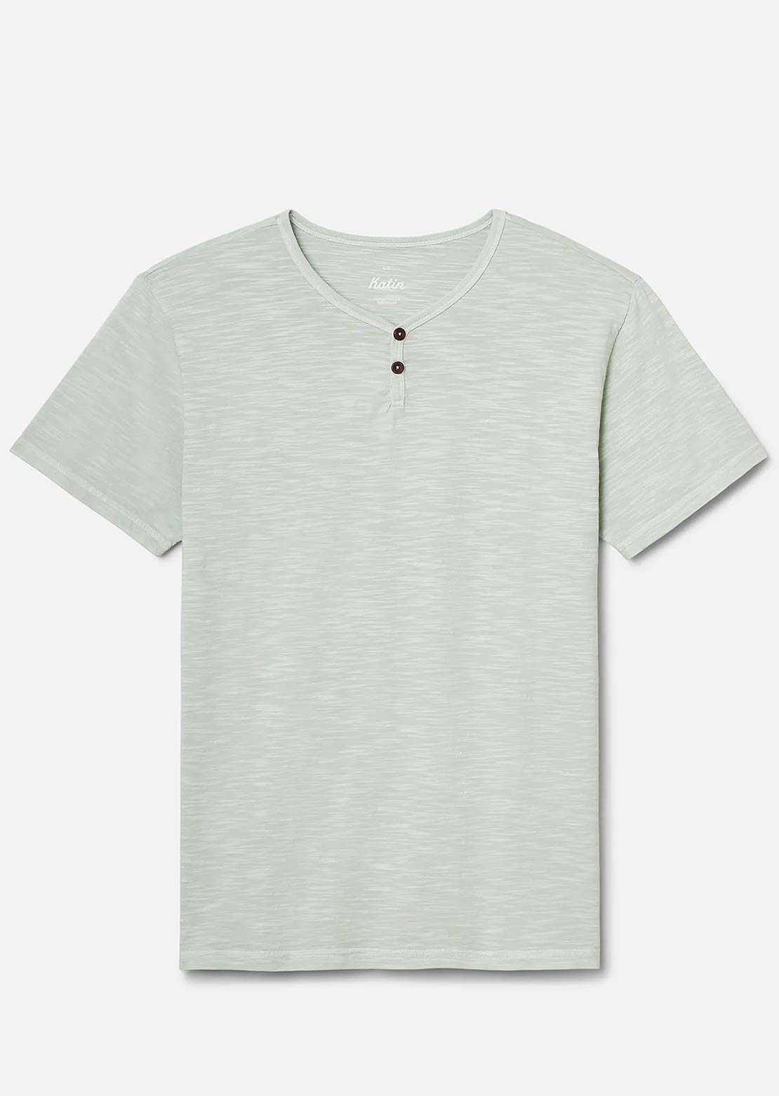Katin Men's Folk Henley T-Shirt Sea Foam