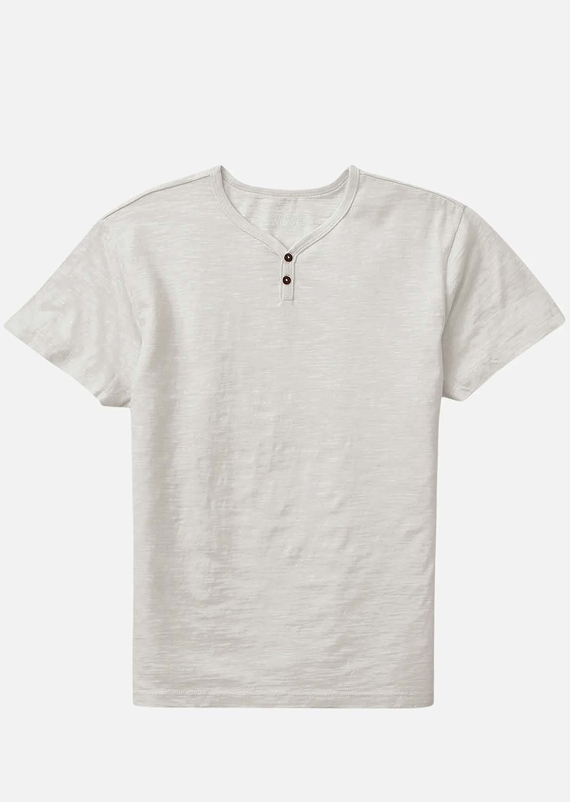 Katin Men's Folk Henley T-Shirt Vintage White