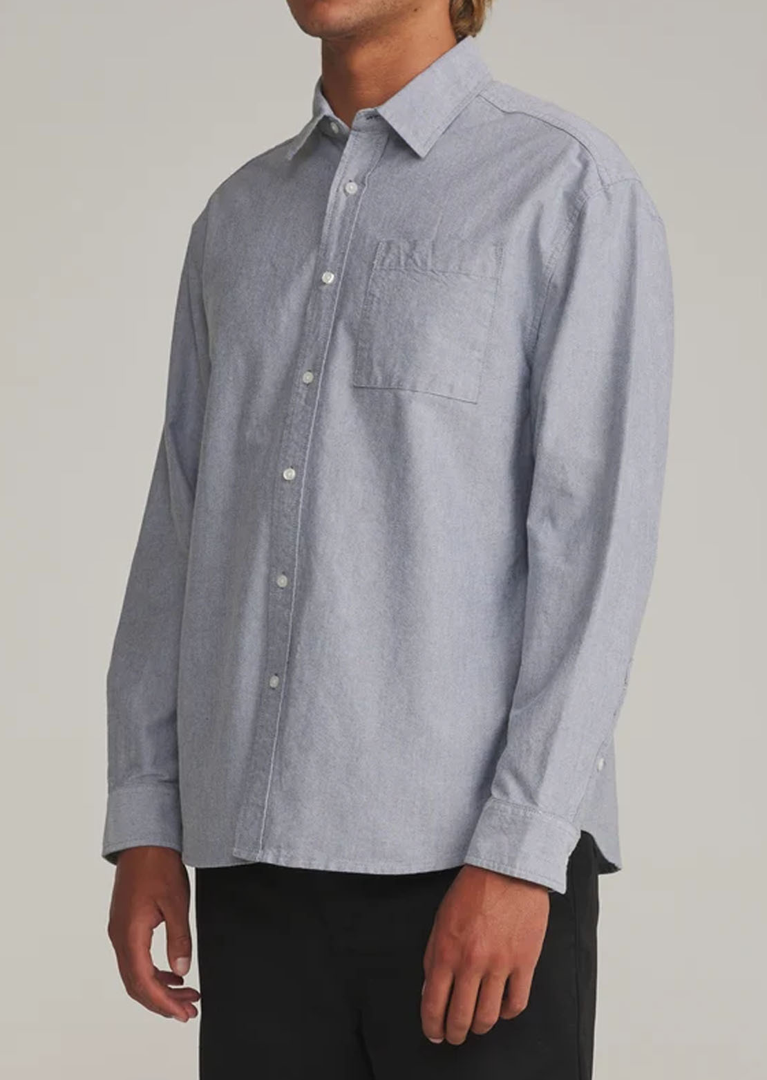 Katin Men's Ford Long Sleeve Button Up Shirt Black
