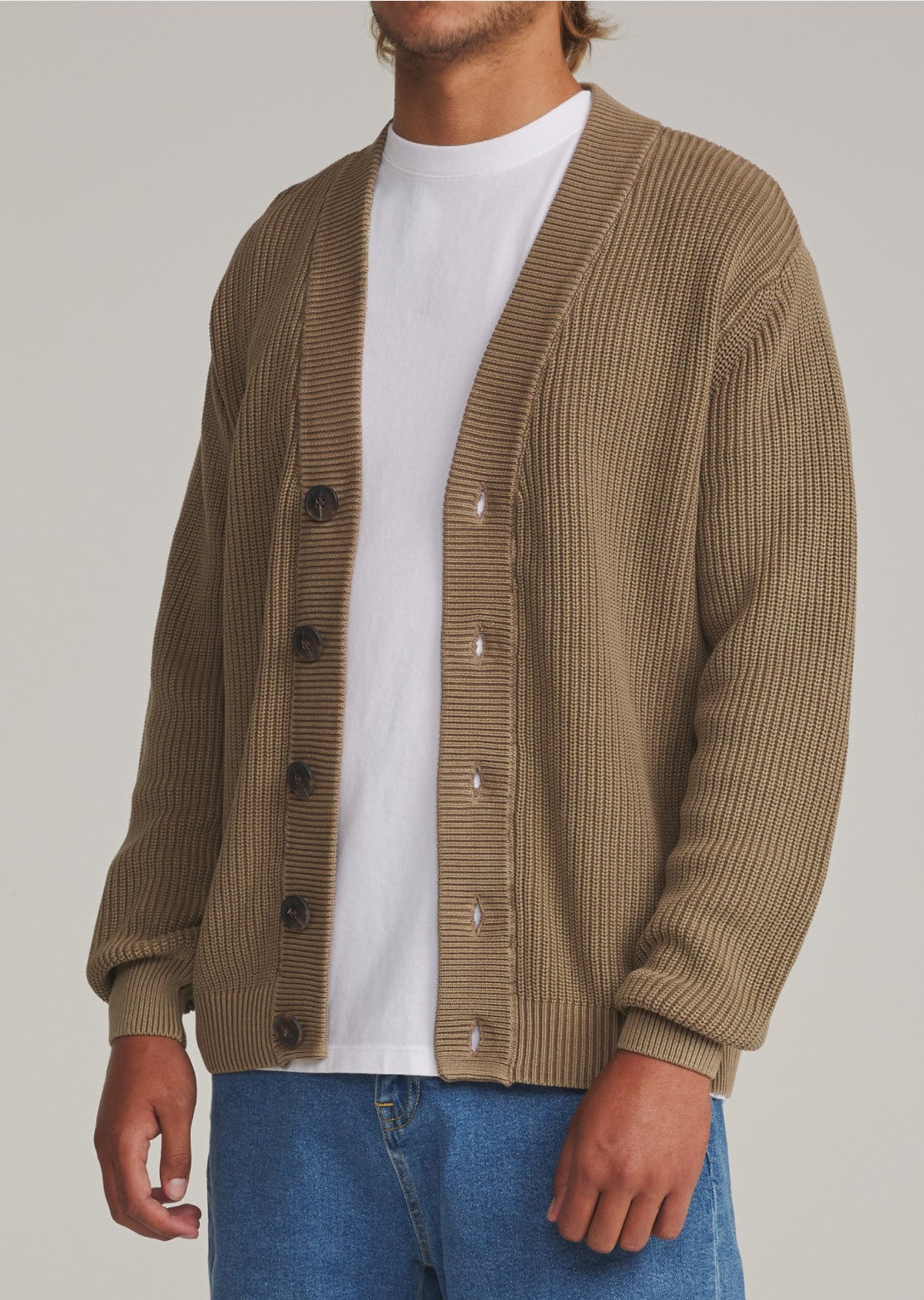 Katin Men's Gallant Cardigan Sweater Light Brown