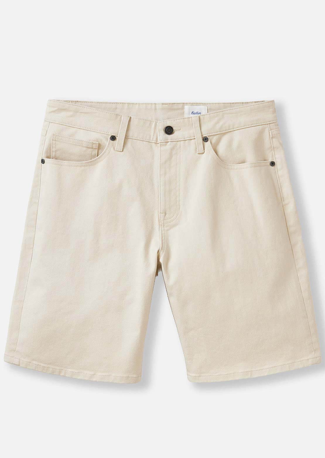 Katin Men's George 64 Bull Denim Shorts Silver Birch