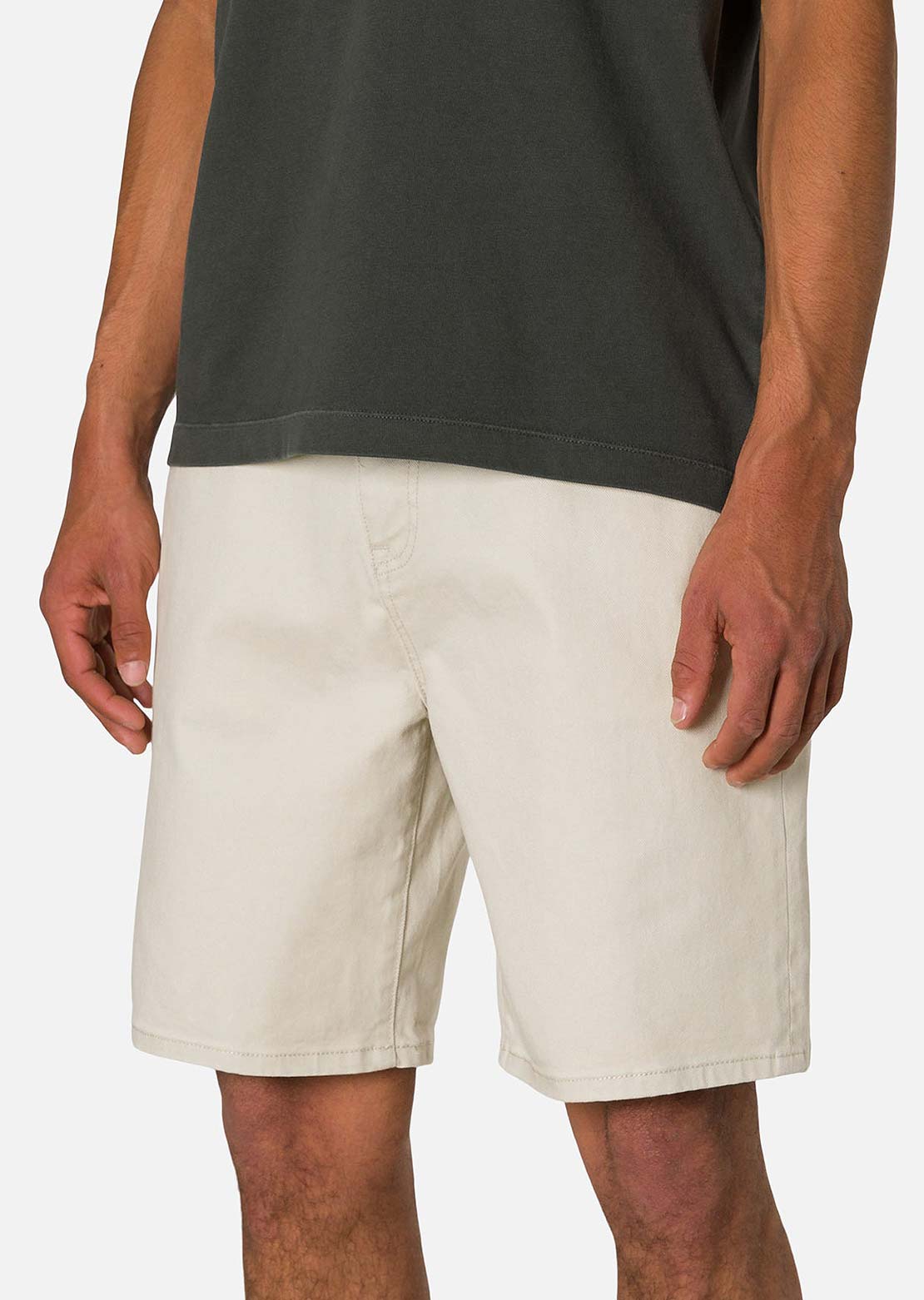 Katin Men's George 64 Bull Denim Shorts Silver Birch