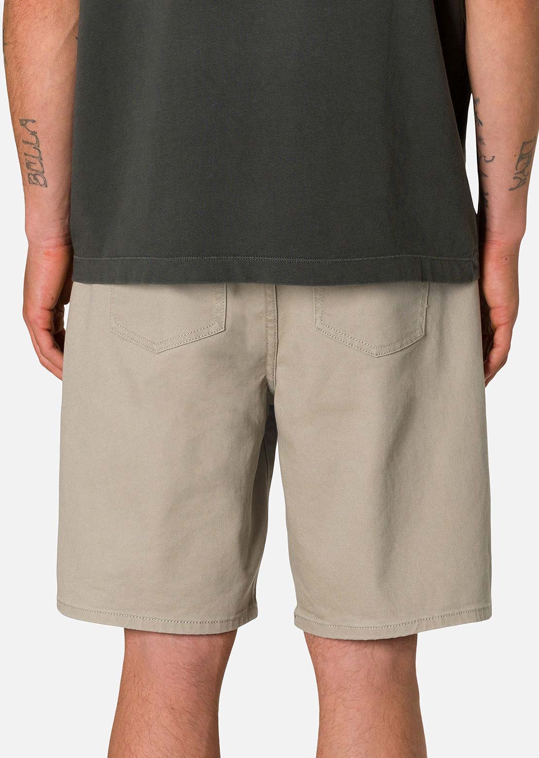 Katin Men's George 64 Bull Denim Shorts Vintage Khaki