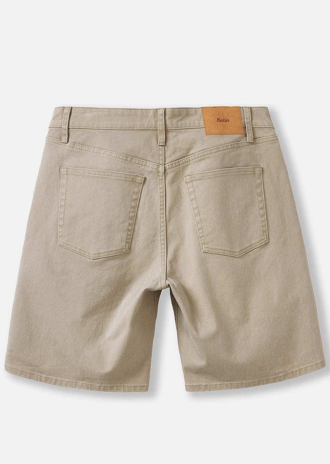 Katin Men's George 64 Bull Denim Shorts Vintage Khaki