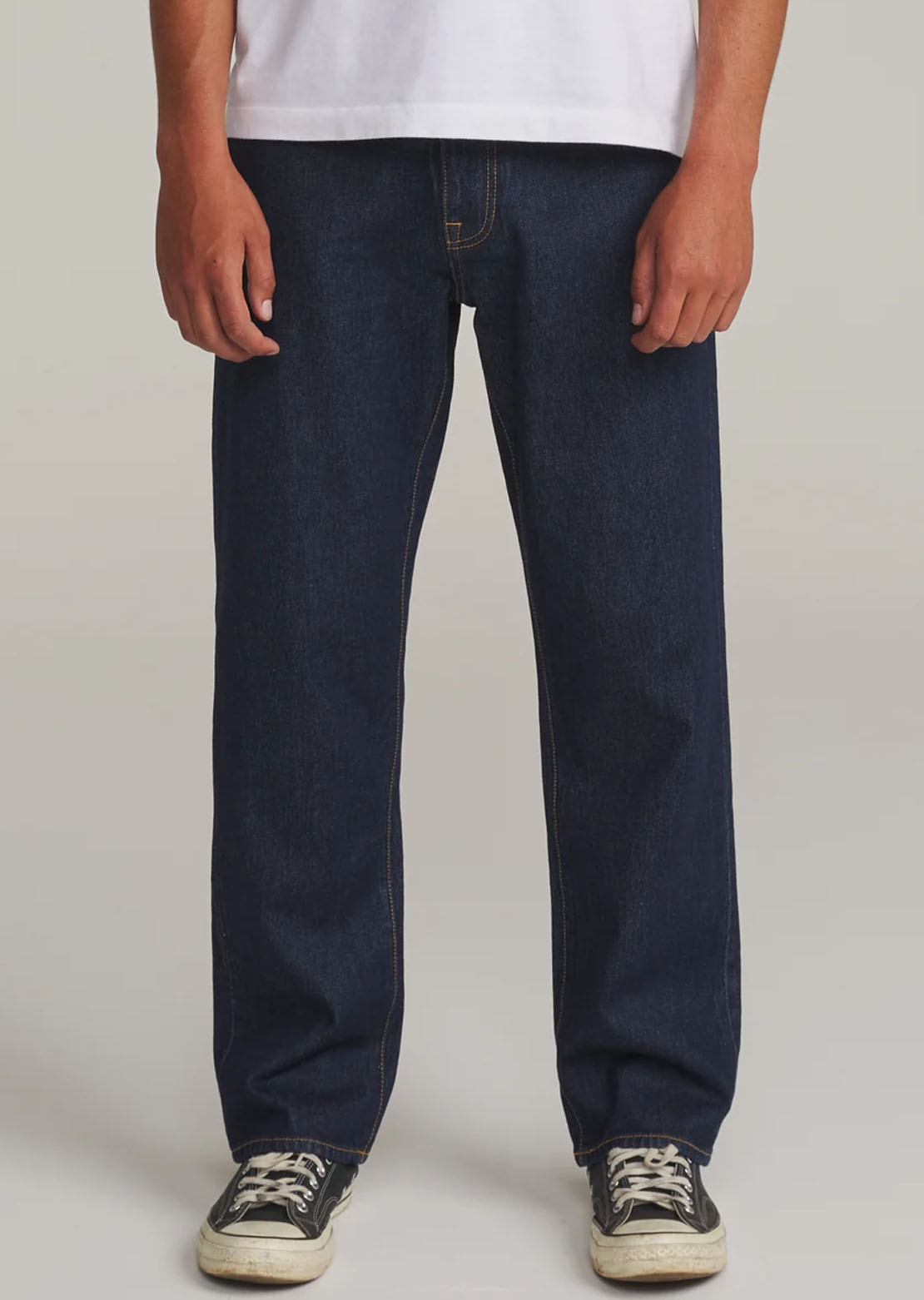 Katin Men's George 64 Relaxed Pants Raw Indigo