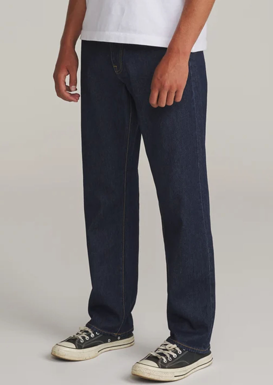 Katin Men's George 64 Relaxed Pants Raw Indigo