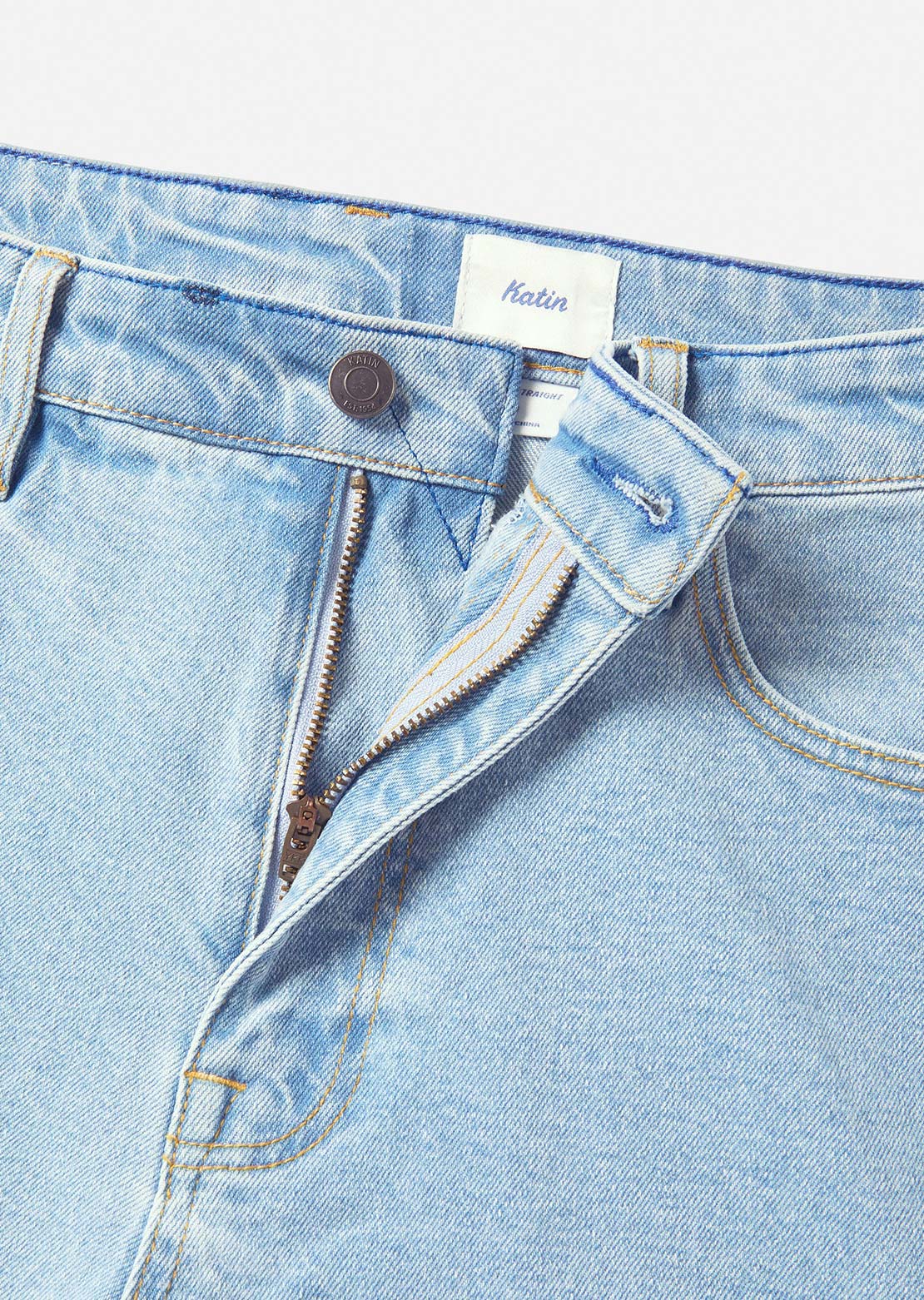 Katin Men's George 64 Relaxed Pants Light Indigo